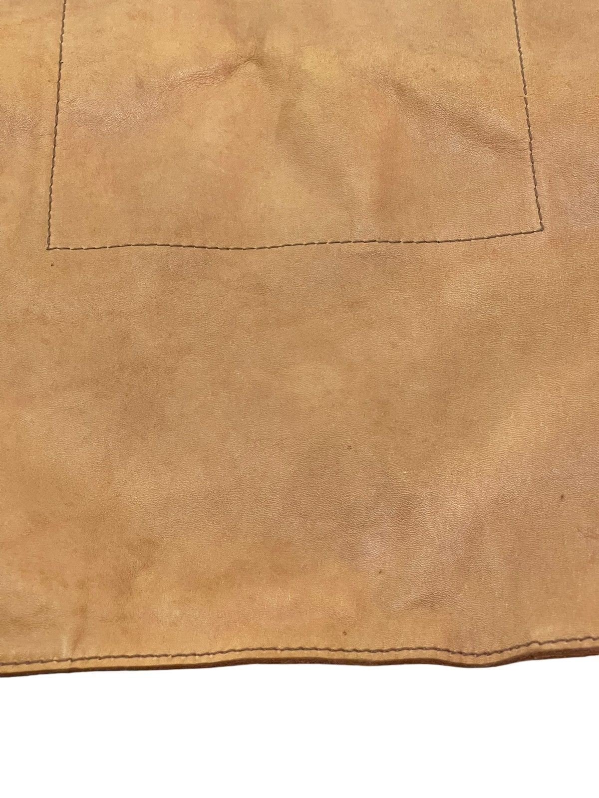 Comme des Garcons × Stussy Full Leather Soft Genten Japan Tote Bag 9🟩 Size ONE SIZE - 11 Thumbnail