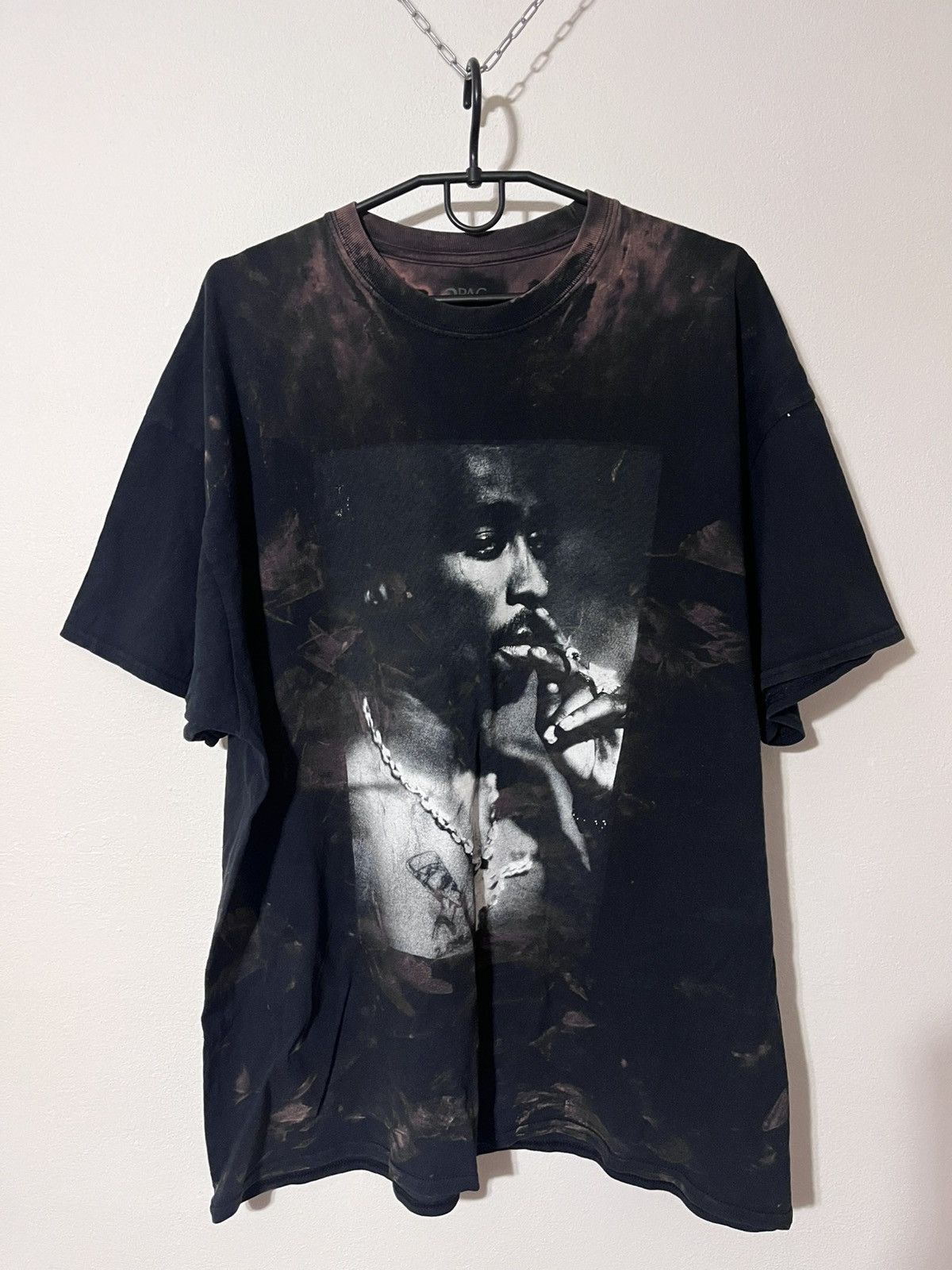 Other 2Pac Bleach Effect Rap Tee Black Vintage Style Size US XL / EU 56 / 4 - 1 Thumbnail