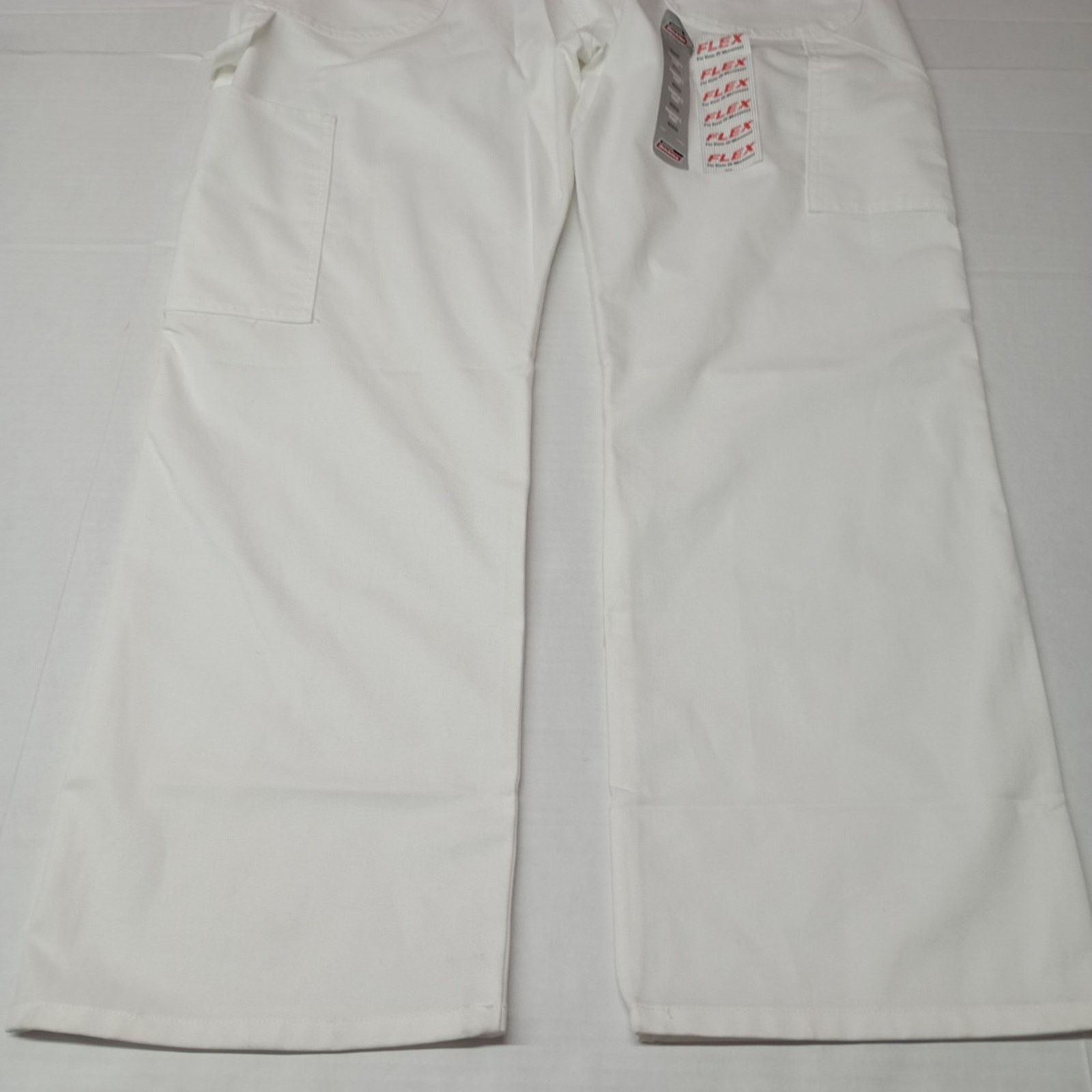 Dickies Dickies Mens White Relaxed Fit Flex Painter Pants Size 42x32 Size US 42 / EU 58 - 6 Thumbnail