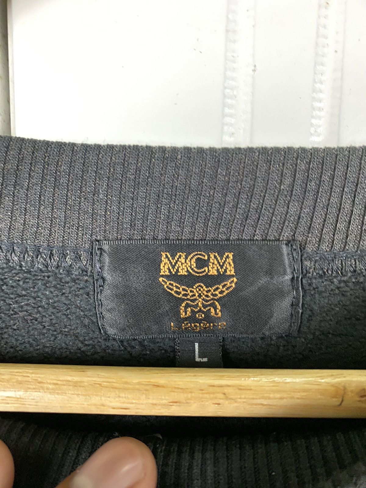 MCM × Vintage Vintage MCM Big Logo Black Size US L / EU 52-54 / 3 - 9 Thumbnail