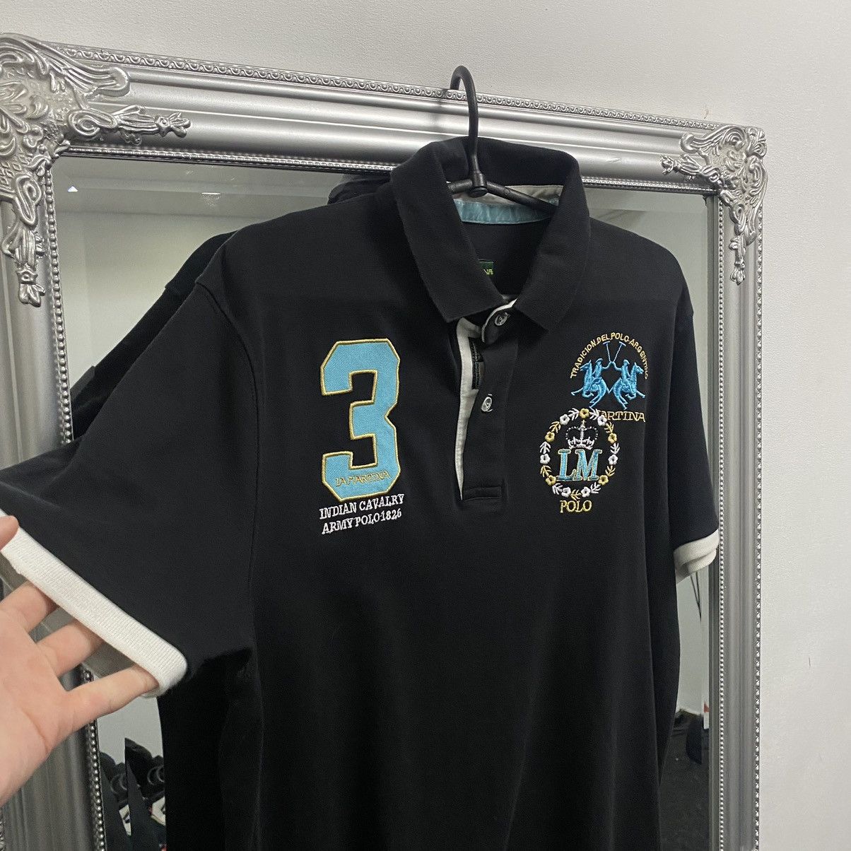 La Martina La martina Polo Shirt Indian Cavalry Army Polo Size US XL / EU 56 / 4 - 9 Thumbnail