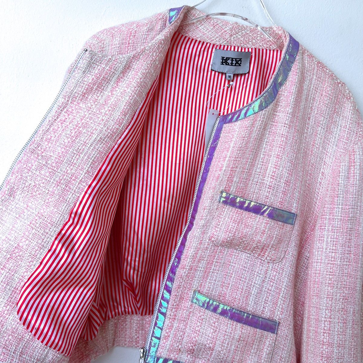 KTZ KTZ Kokon To Zai Pink tweed Bomber Jacket 2014 Cruise Size M / US 6-8 / IT 42-44 - 13 Thumbnail