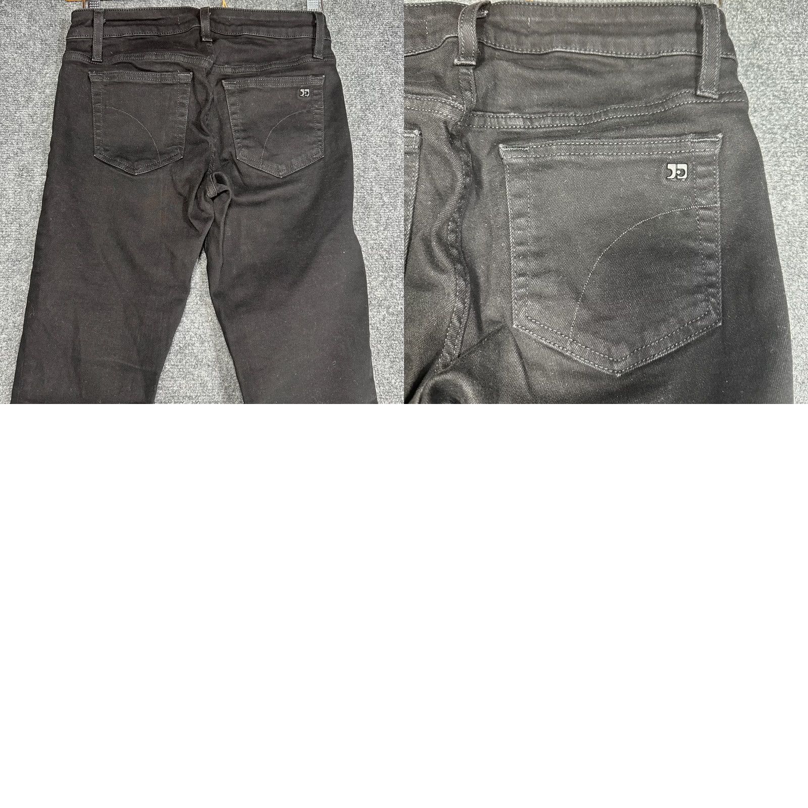 Vintage Joes Jeans The Skinny Jeans Womens 28 Black Cotton Stretch 5-Pocket Logo Size 28" / US 6 / IT 42 - 8 Thumbnail