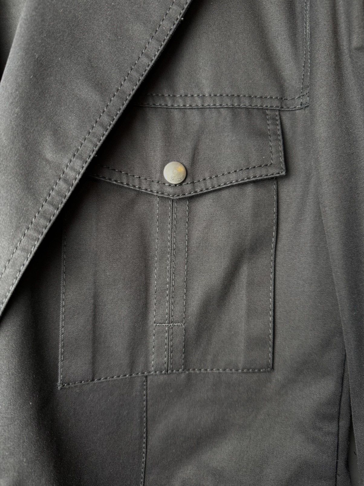Gucci Gucci Black Cotton Military Jacket - IT 50 Size US M / EU 48-50 / 2 - 5 Thumbnail