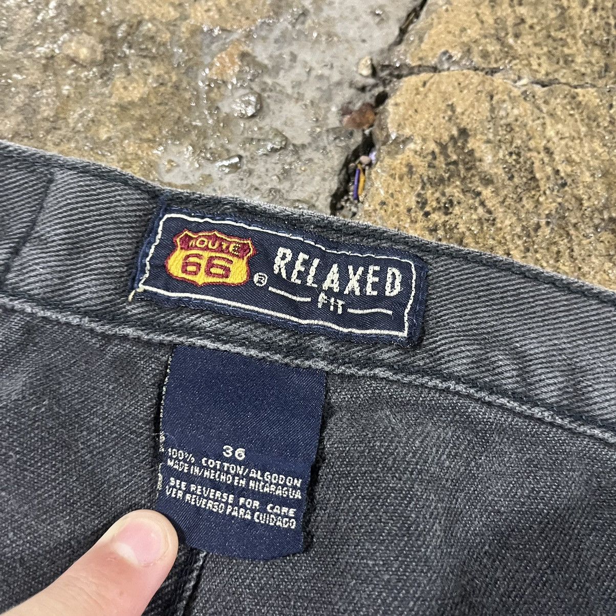Route 66 × Vintage Crazy Y2K Route 66 Shorts Workwear Skater Baggy Jorts Size US 36 / EU 52 - 8 Thumbnail