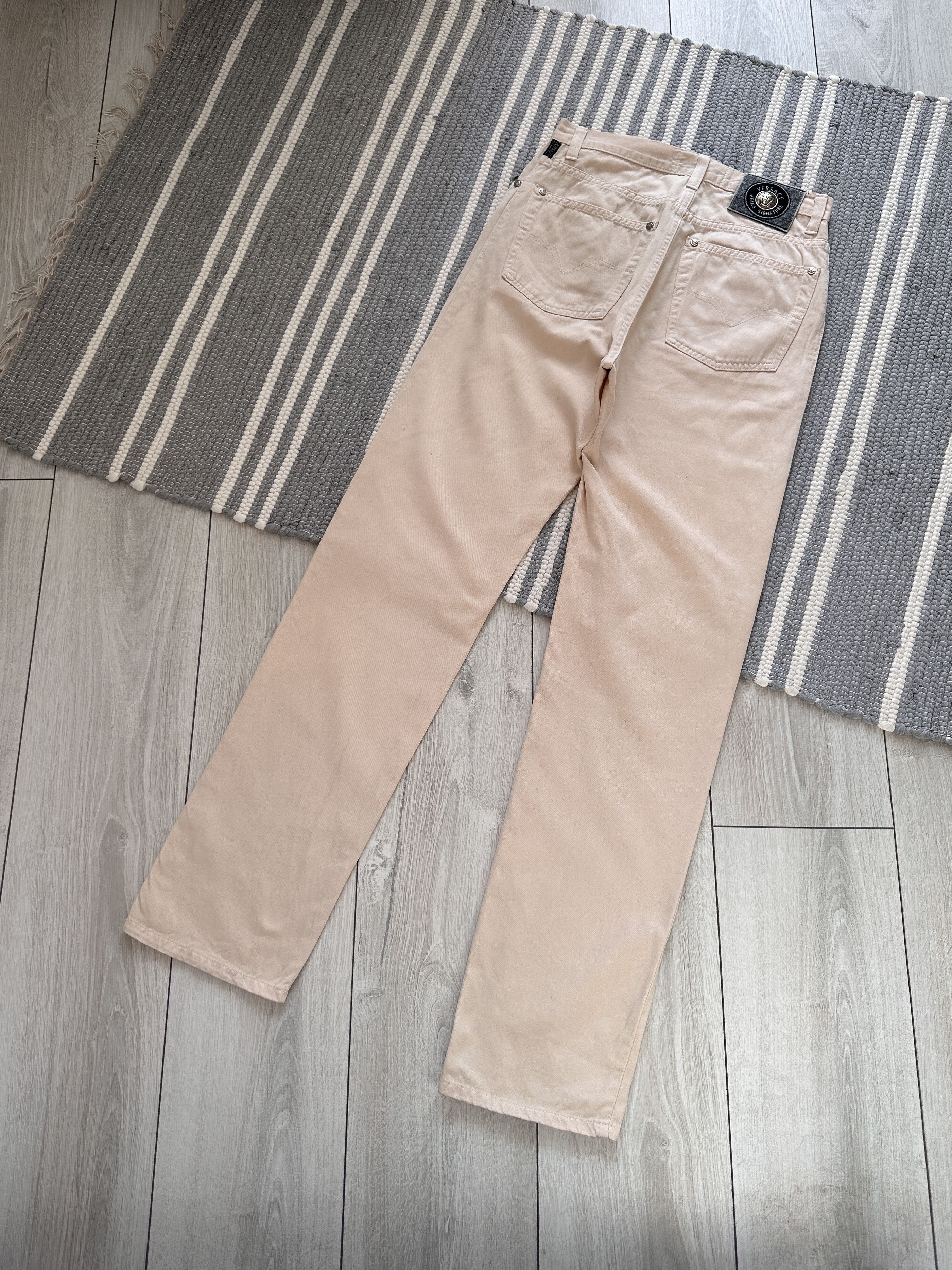 Versace Vintage Versace Jeans Couture Beige Pants Trousers Size US 30 / EU 46 - 3 Thumbnail