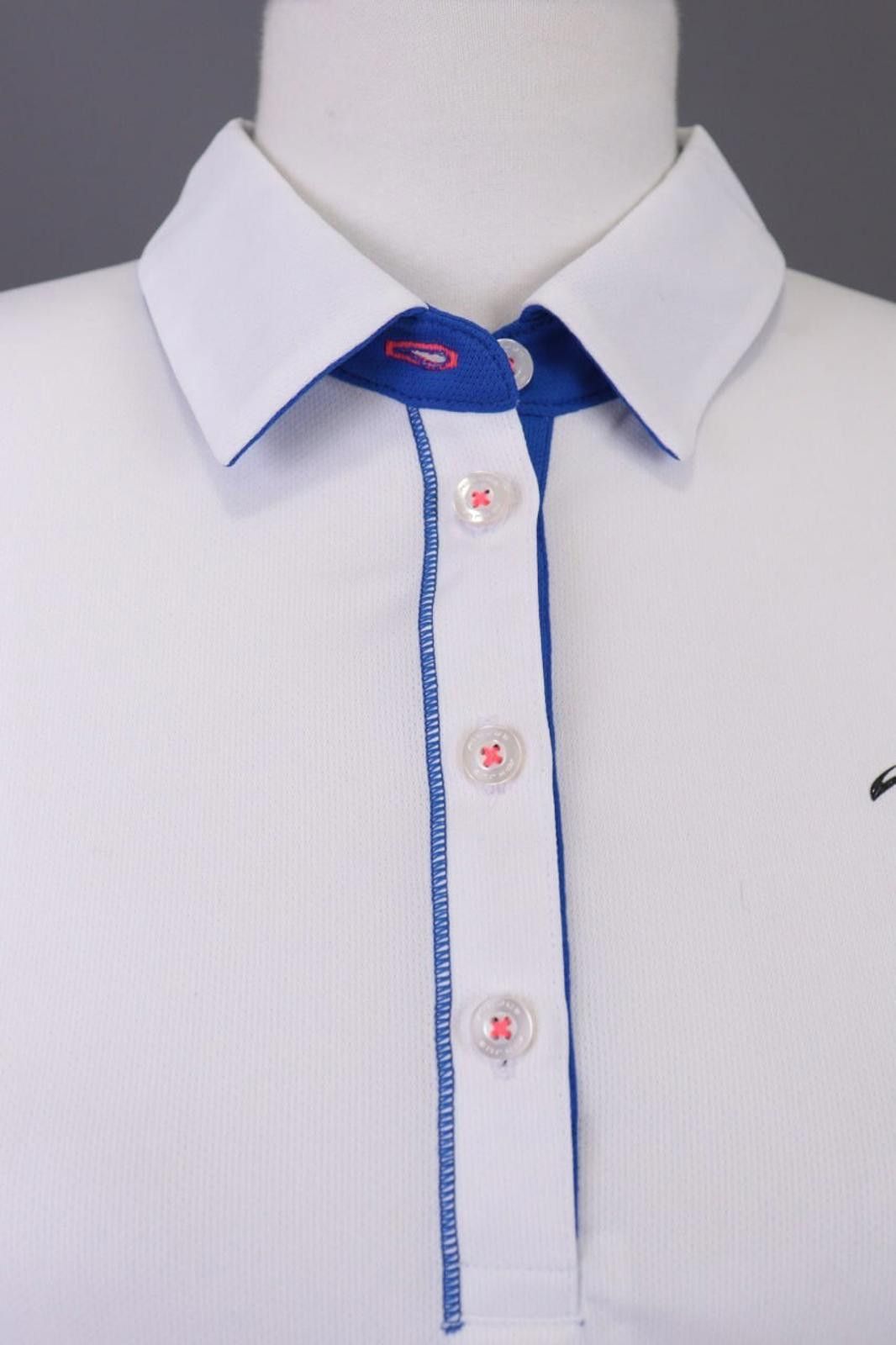 KJUS KJUS Ladies Brora SS Polo White Polo Shirt Size 38 / M Size M / US 6-8 / IT 42-44 - 5 Thumbnail
