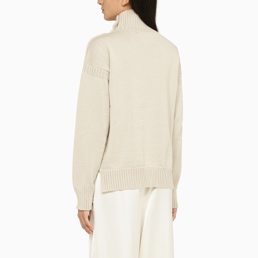 Jil Sander o1d2blof0824 Turtleneck Sweaters in Beige Size XS / US 0-2 / IT 36-38 - 3 Thumbnail