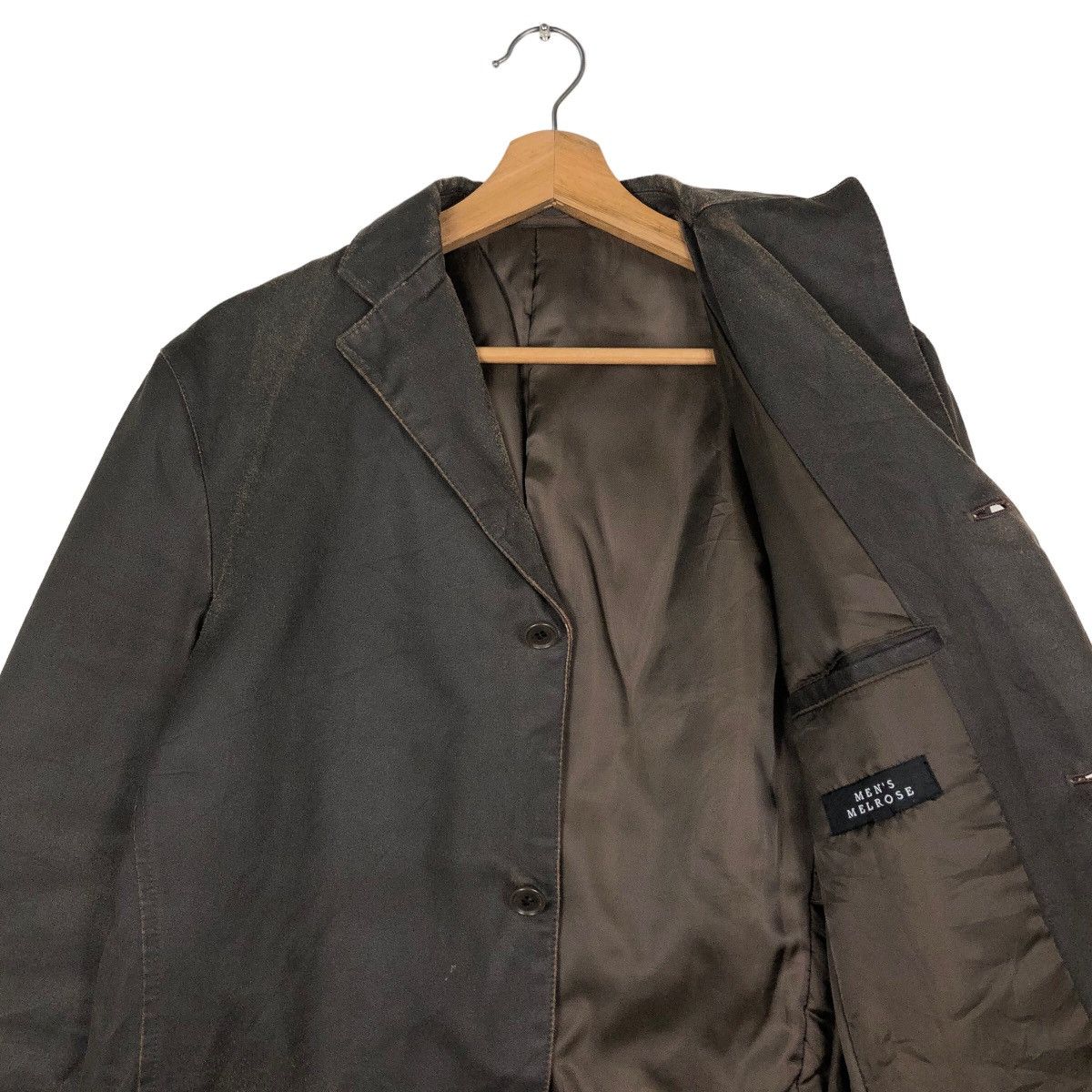 Japanese Brand 🔥Vintage Leather Jacket Men’s Melrose Japan Issey Miyake Size US M / EU 48-50 / 2 - 12 Thumbnail