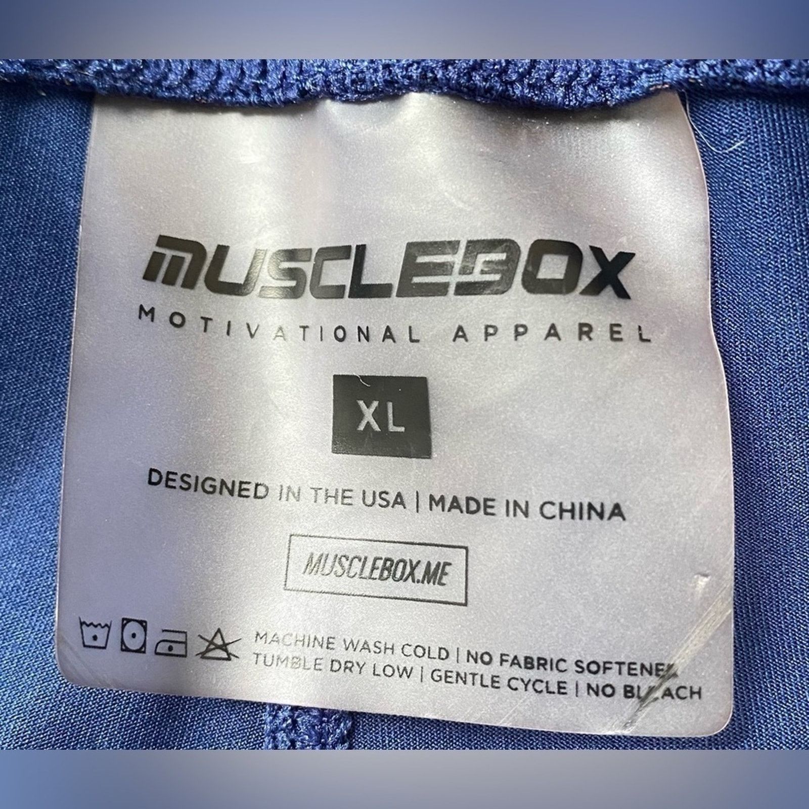 Other Muscle Box | Fitness Biker Workout Gym Athletic Shorts | XL Size 22" - 3 Thumbnail