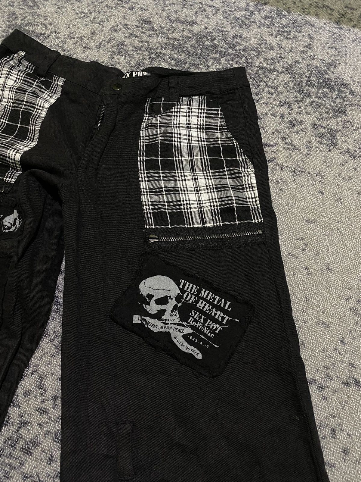 Hysteric Glamour Y2k Sex Pot skull ifsixwasnine baggy pants Size US 34 / EU 50 - 4 Thumbnail