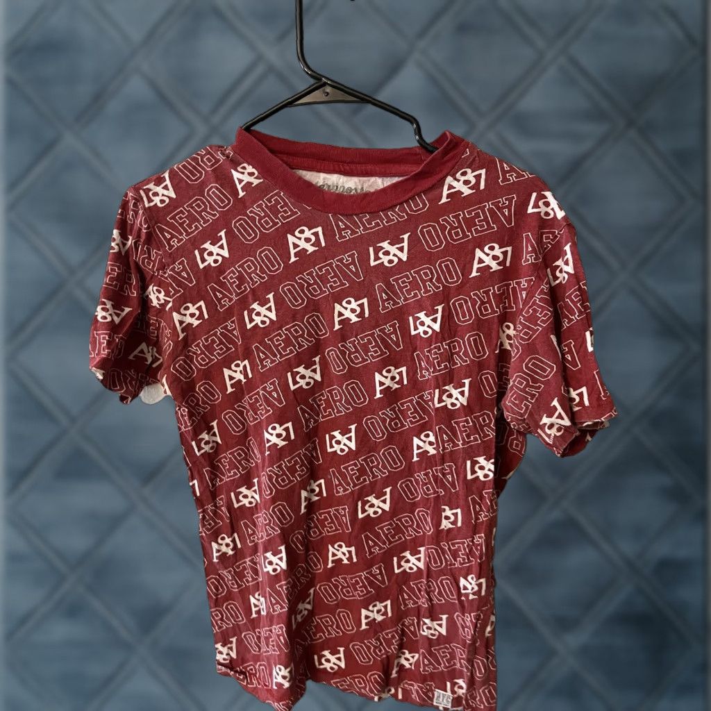 Aeropostale ✅ Aeropostale Graphic Tee Mens T-Shirt Size Small Red All Logo W/ Logo Size US S / EU 44-46 / 1 - 1 Thumbnail