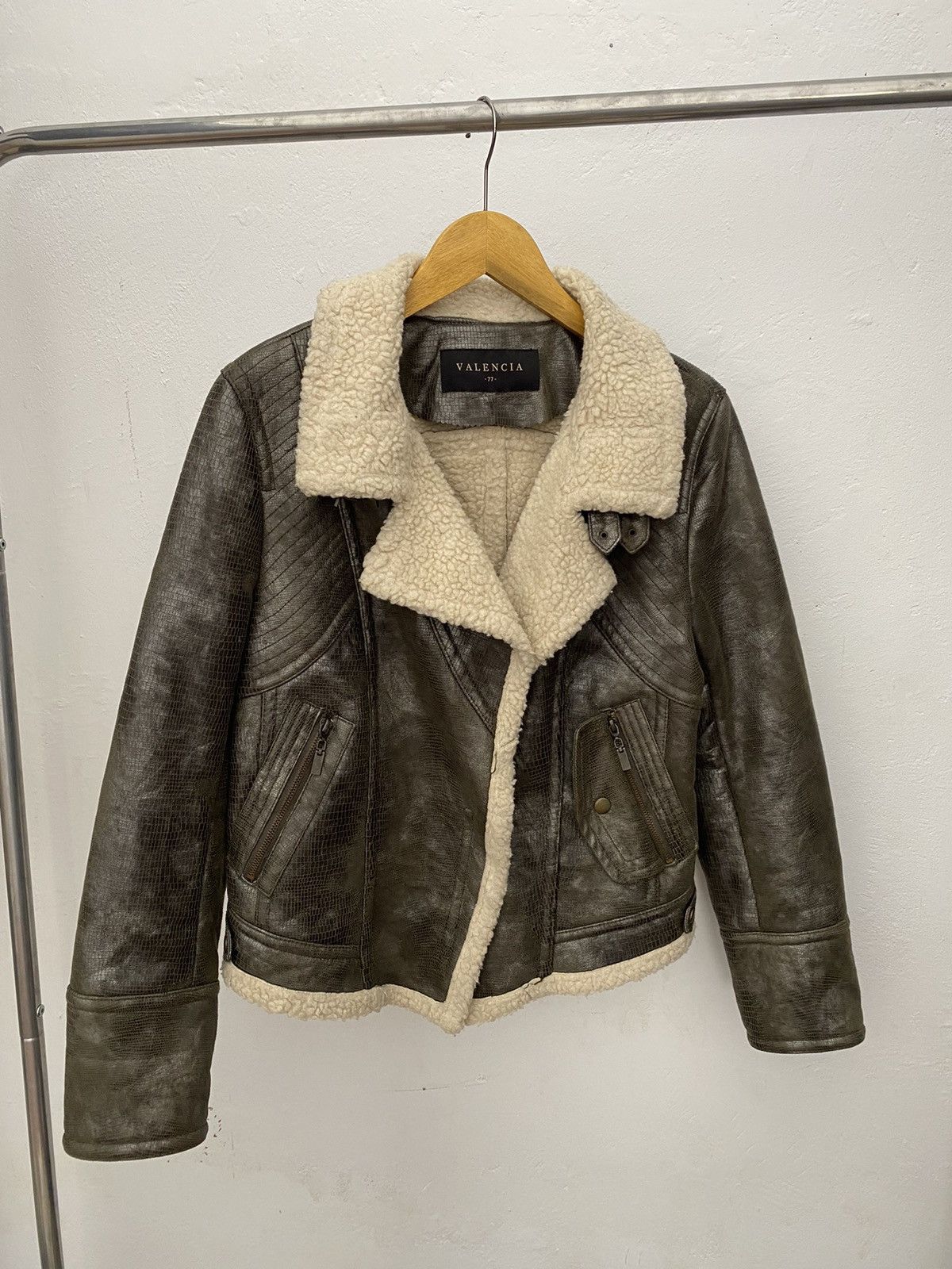 If Six Was Nine × Japanese Brand × Le Grande Bleu (L.G.B.) Valencia texture leather jacket Size US M / EU 48-50 / 2 - 8 Thumbnail