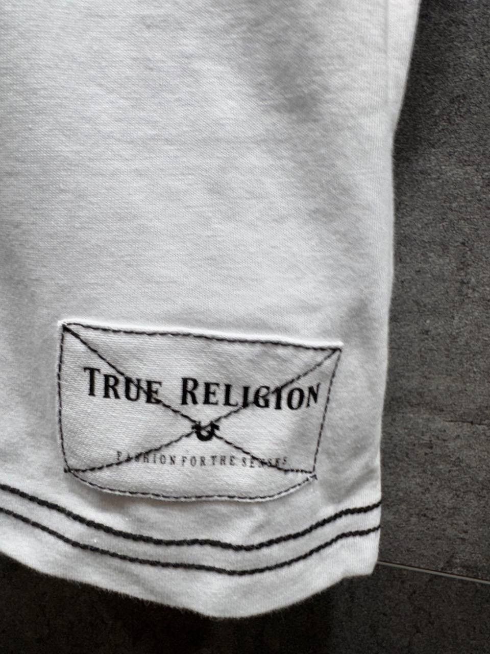 True Religion True Religion White Cropped T-Shirt Big Logo Stitch Front Size S / US 4 / IT 40 - 12 Thumbnail