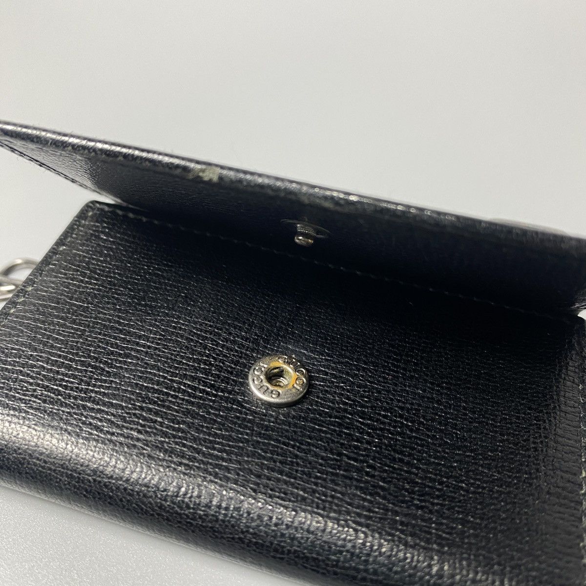Gucci Black Leather Key Case Size ONE SIZE - 10 Thumbnail