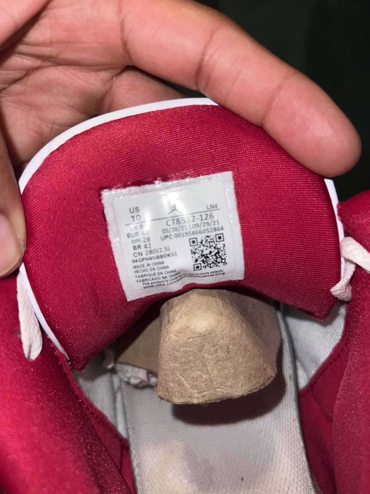 Jordan Brand Jordan 3 Cardinal Size US 10 / EU 43 - 6 Thumbnail