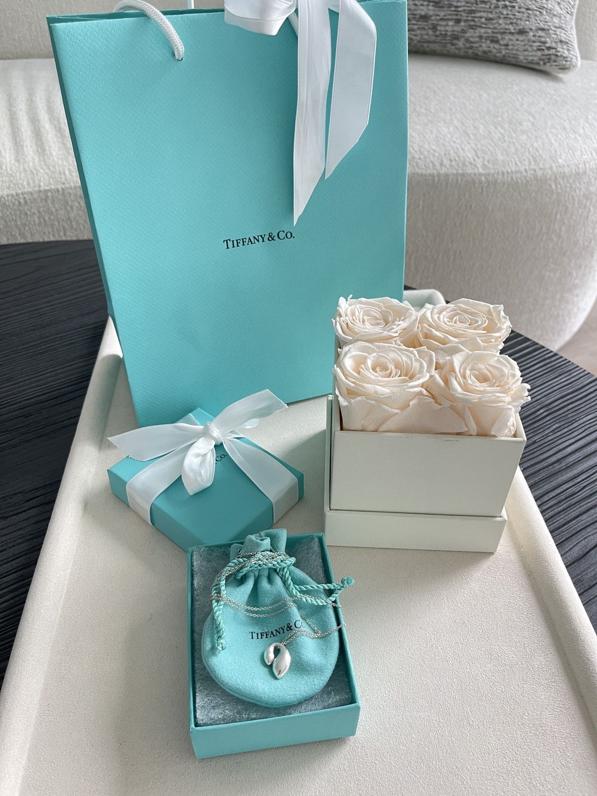 Tiffany & Co. Tiffany & Co Elsa Peretti Double Teardrop Necklace $500 NEW Size ONE SIZE - 4 Thumbnail