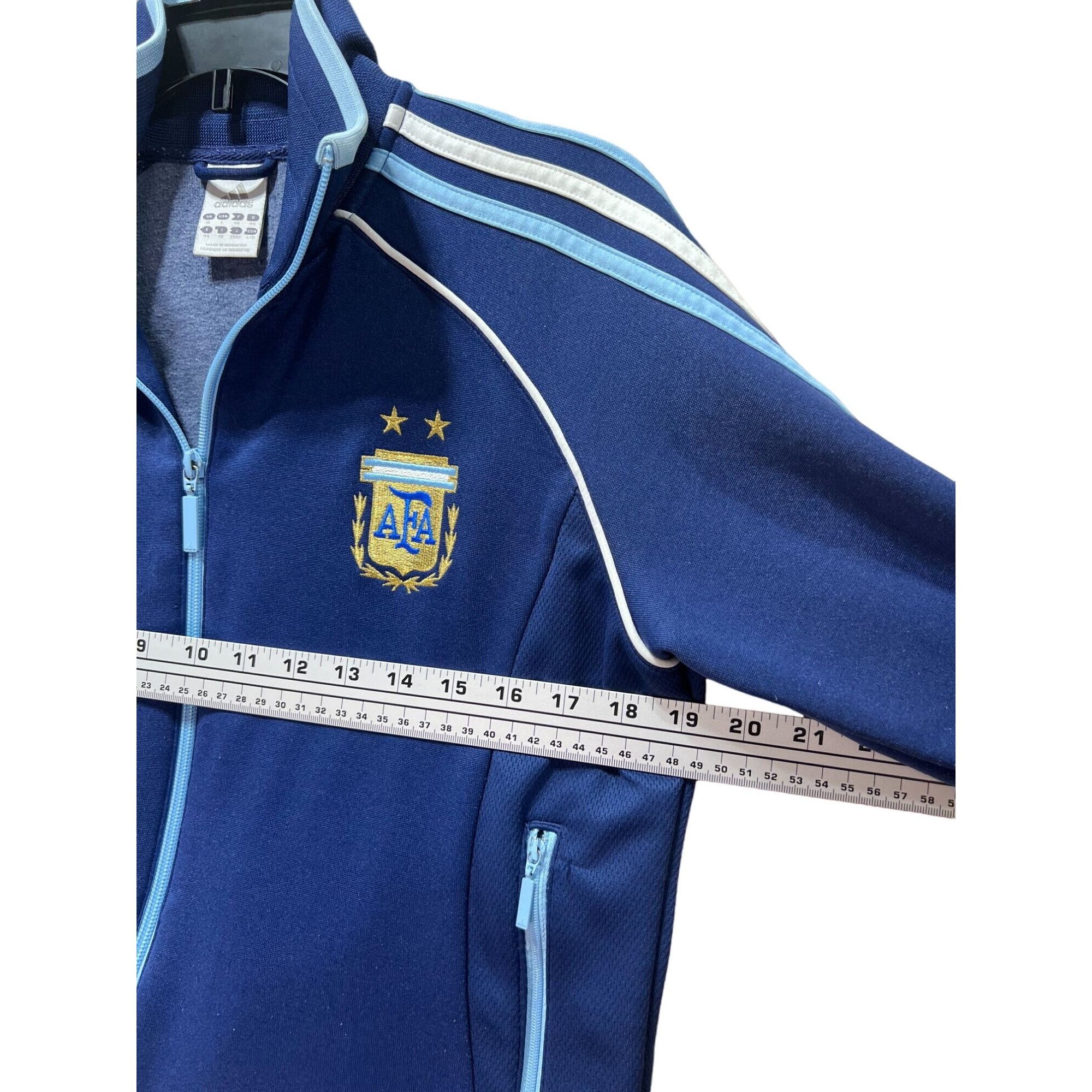 Adidas Adidas - Women's Long Sleeve Sweatshirt - Blue - Large Size L / US 10 / IT 46 - 3 Thumbnail