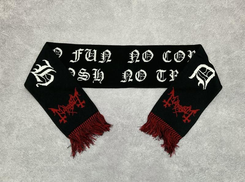 Band Tees Scarf Mayhem - Deathcrush black metal Size ONE SIZE - 4 Thumbnail