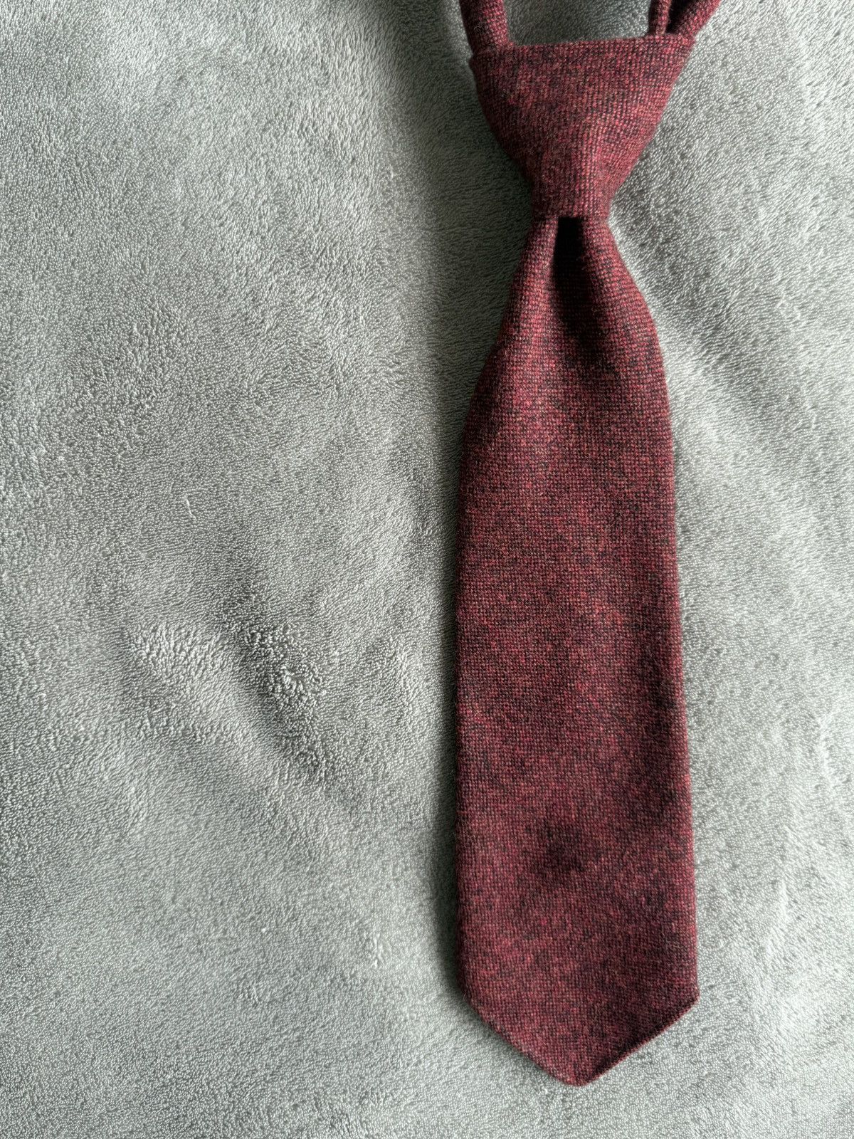 Vintage Vintage Japanese Wool Necktie Size ONE SIZE - 2 Thumbnail