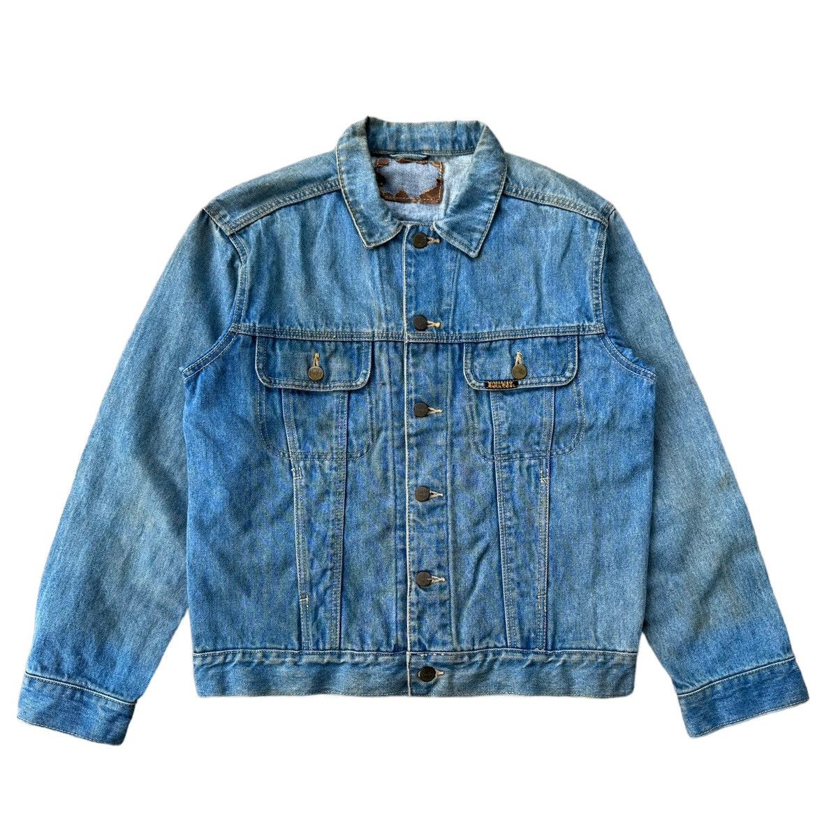 Vintage × Wrangler 74126NV 70s True Vintage Wrangler Navy Denim