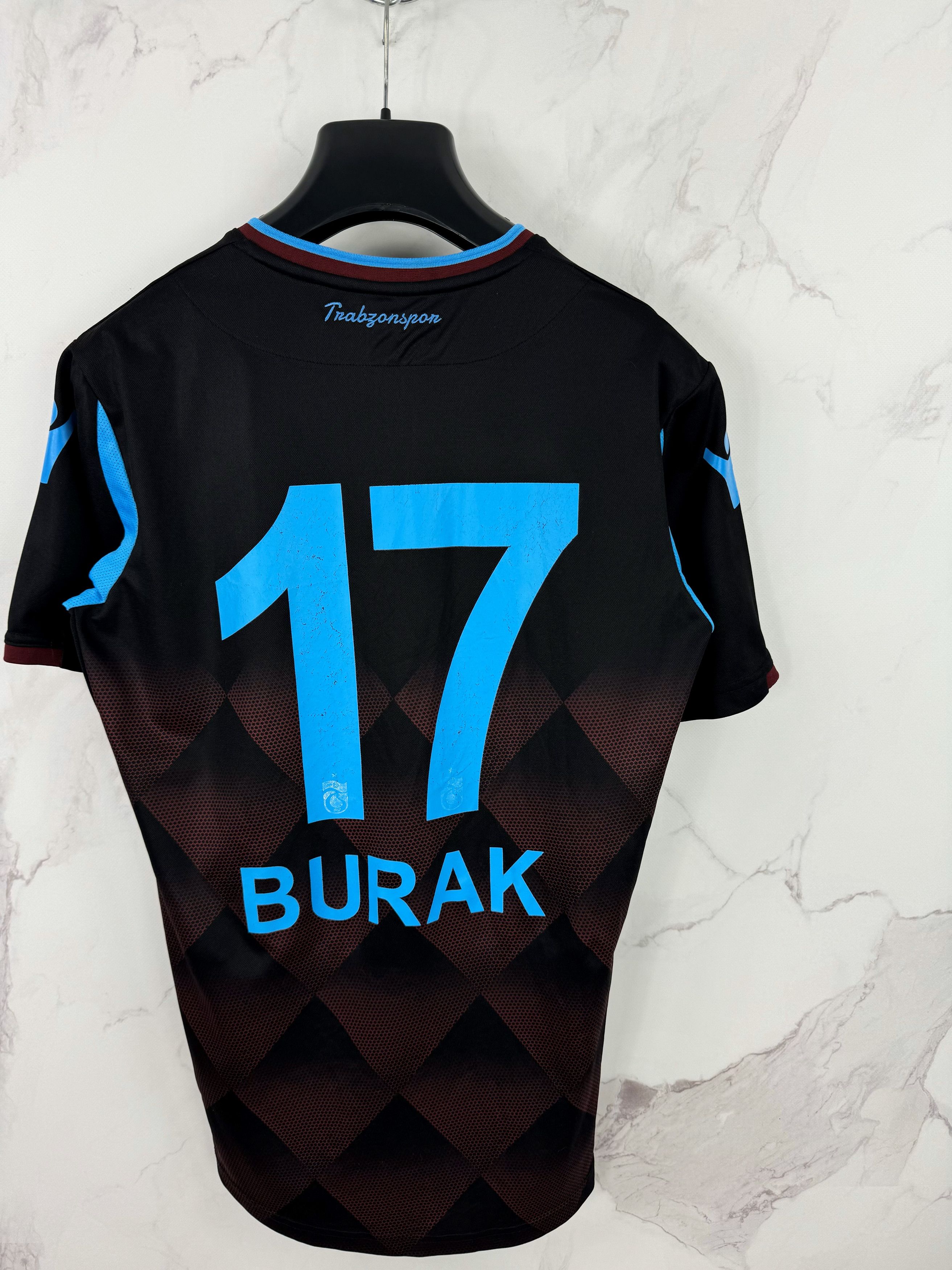 Macron Macron Trabzonspor #17 Burak Jersey 18 - 19 Season Third Size US XL / EU 56 / 4 - 4 Thumbnail
