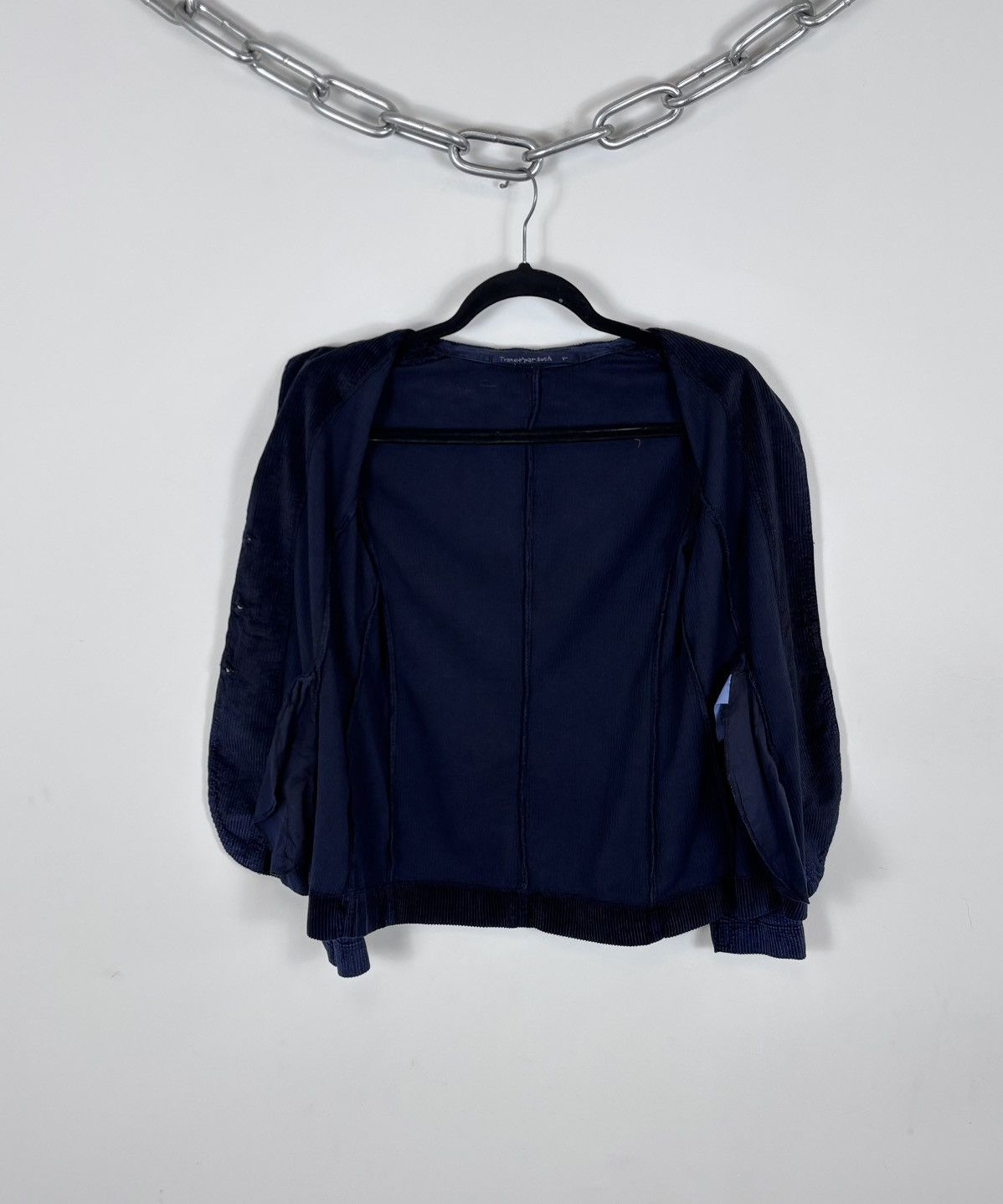 Transit Transit Par Such NWT Women’s Blue Corduroy Blazer Jacket Size L / US 10 / IT 46 - 10 Thumbnail