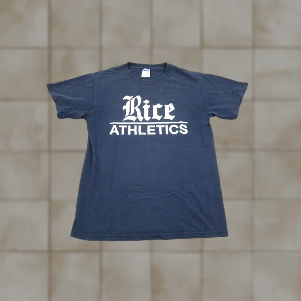 Gildan Gildan Shirt Mens S Navy Blue College Sports Tee Vintage Rice University Athletics Shirt S Mens Blue College Sports Tee Nike Size US S / EU 44-46 / 1 - 1 Thumbnail