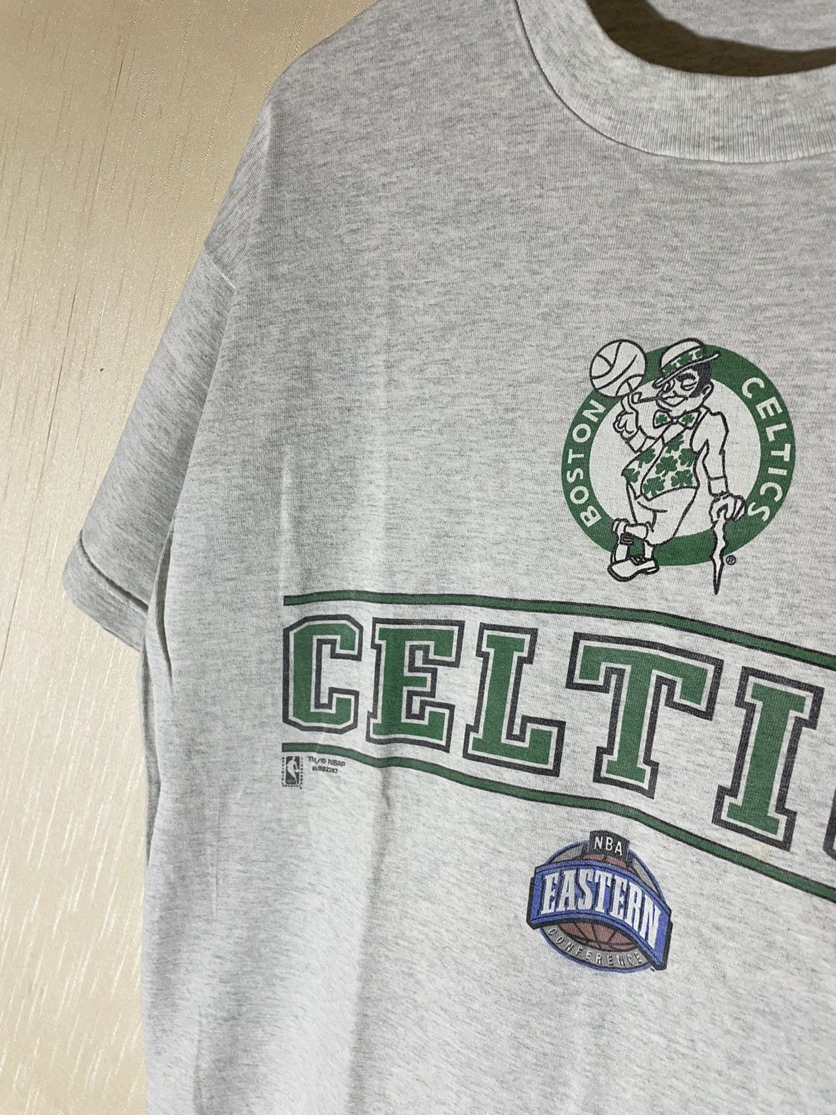 NBA Boston Celtics NBA vintage rare T shirt 90s Size US XL / EU 56 / 4 - 7 Thumbnail
