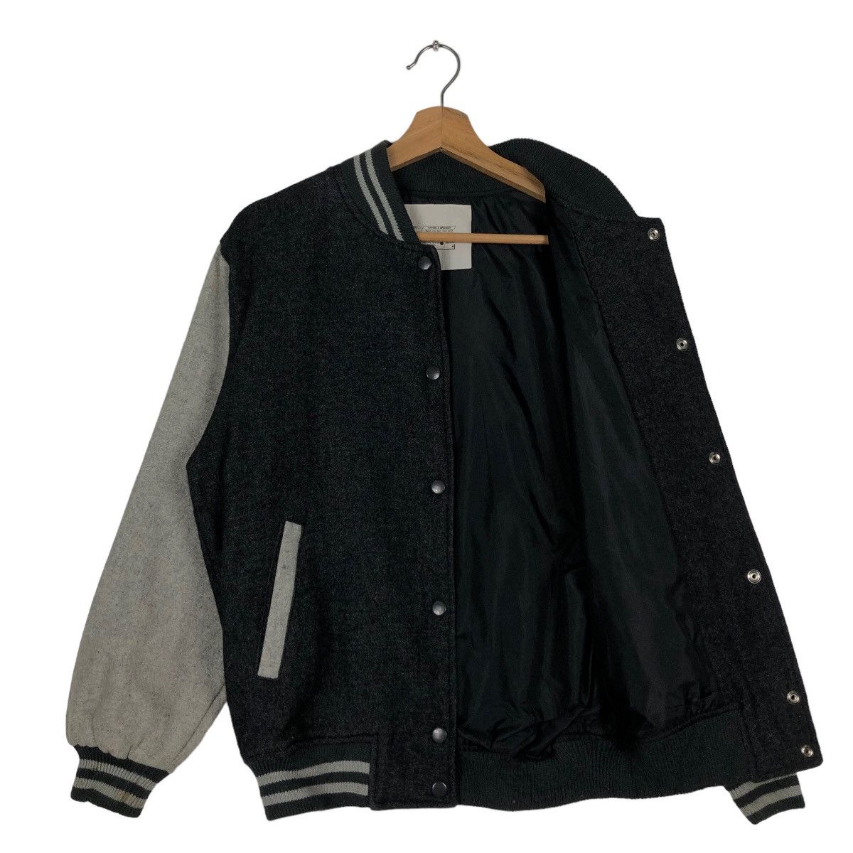Japanese Brand 🔥90’s World Worth Vintage Varsity Jacket Issey Miyake Size US L / EU 52-54 / 3 - 9 Thumbnail