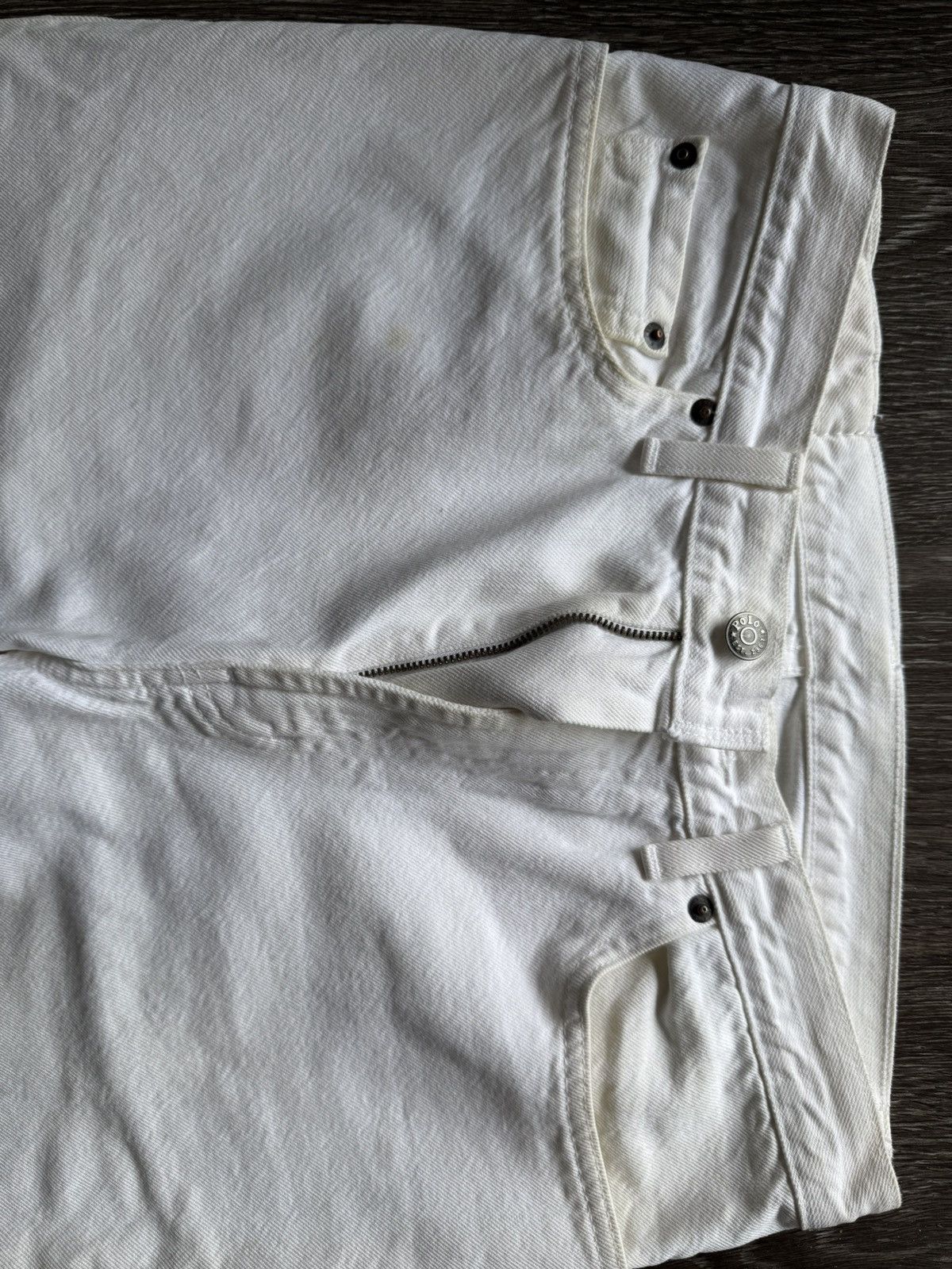 Polo Ralph Lauren POLO RALPH LAUREN WHITE JEANS 30x30 ULTRA VINTAGE RRL Size US 30 / EU 46 - 3 Thumbnail