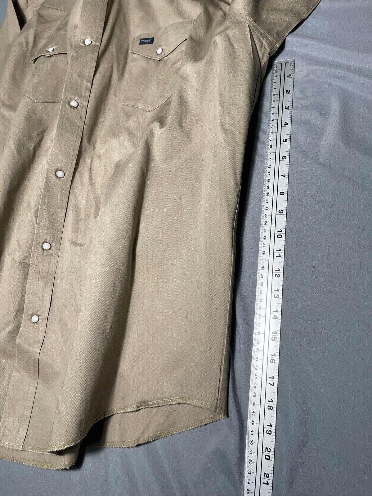 Wrangler Wrangler Pearl Snap Long Sleeve Shirt Men's Size 19x37 TALL Size US XL / EU 56 / 4 - 4 Thumbnail