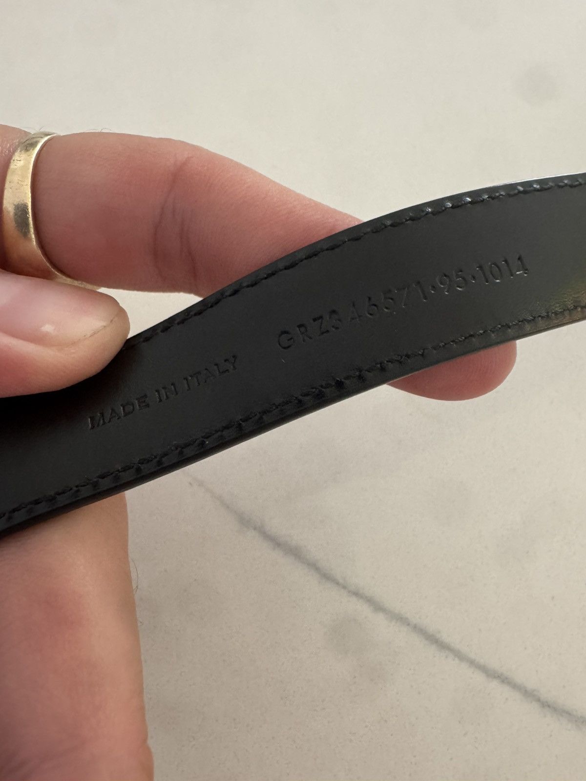 Saint Laurent Paris Hedi Western Belt Leather Size 36 - 4 Thumbnail