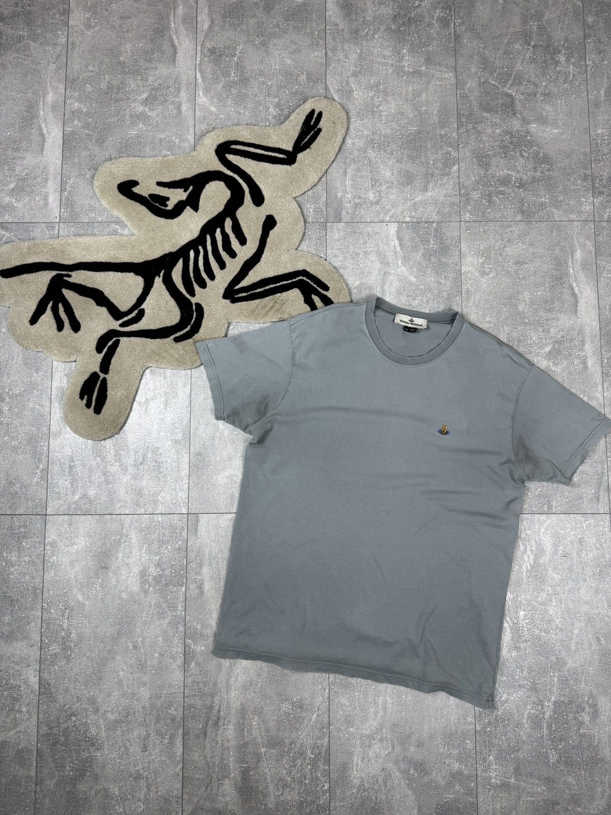 Vivienne Westwood Mens Vintage Vivienne Westwood classic T-shirt blue tee rare Size US XL / EU 56 / 4 - 1 Thumbnail