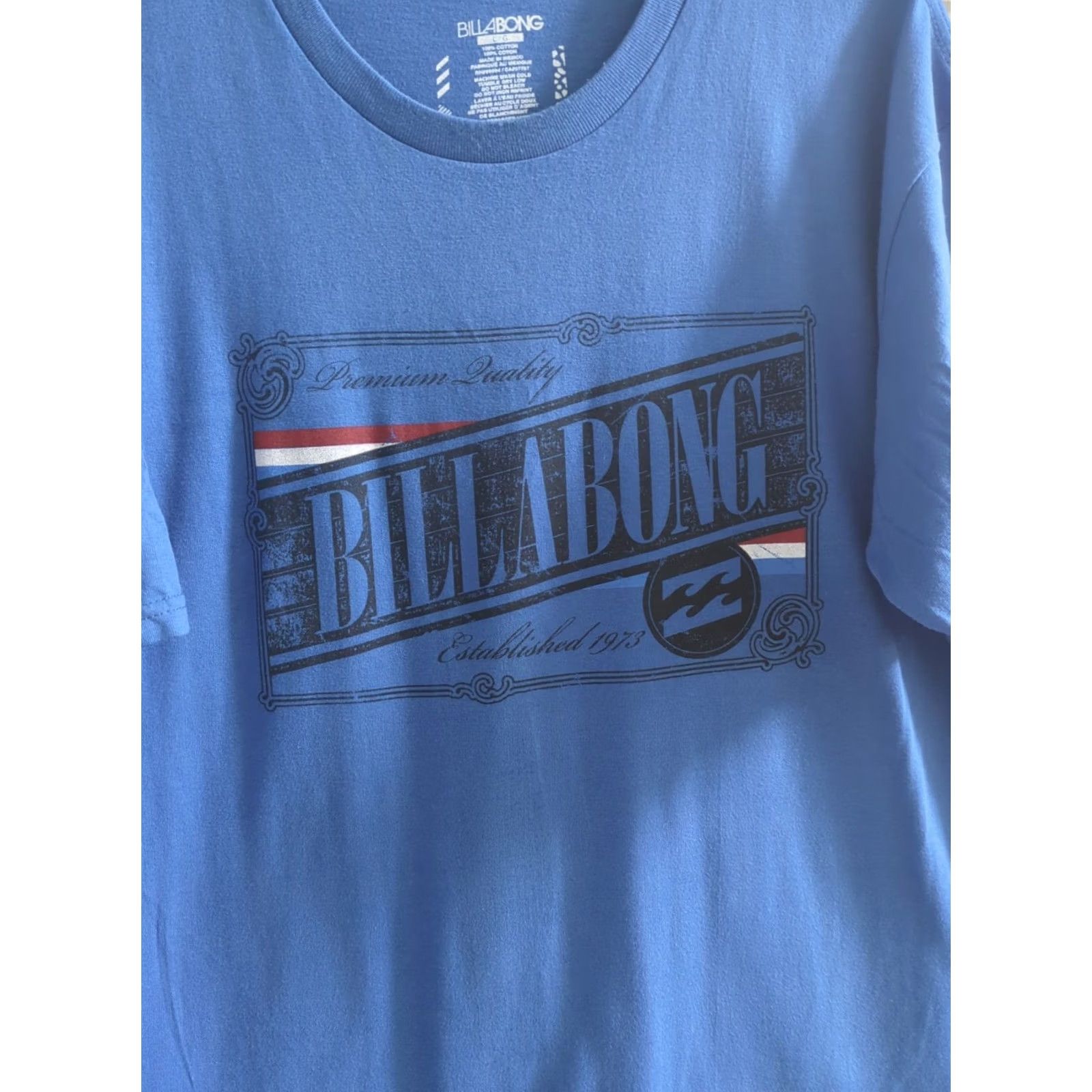 Billabong VINTAGE Billabong T-Shirt Mens Size L Blue Short Sleeve Crew Neck 90s Beach Classic Skate Size US L / EU 52-54 / 3 - 5 Thumbnail