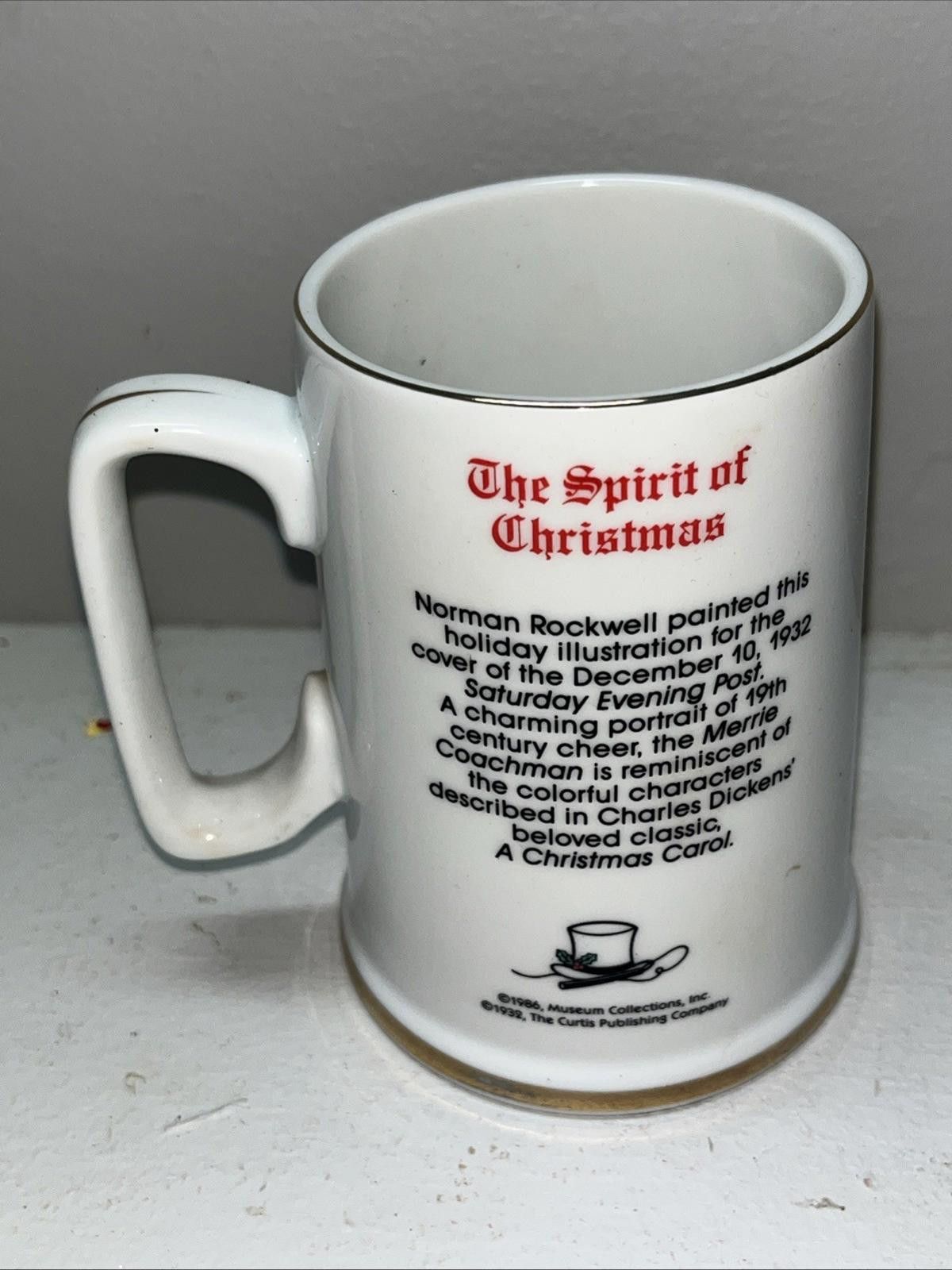 Other Vtg Saturday Evening Post Coffee Mug Tea 1986 Christmas Size ONE SIZE - 7 Thumbnail