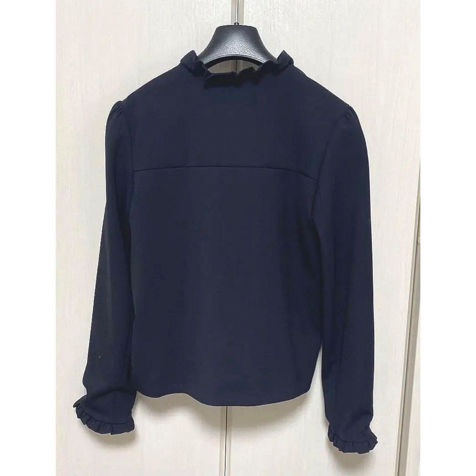 Sezane Sezane Hugo wool Jacket blue navy Marine SZm bust36.5 Size S / US 4 / IT 40 - 3 Thumbnail
