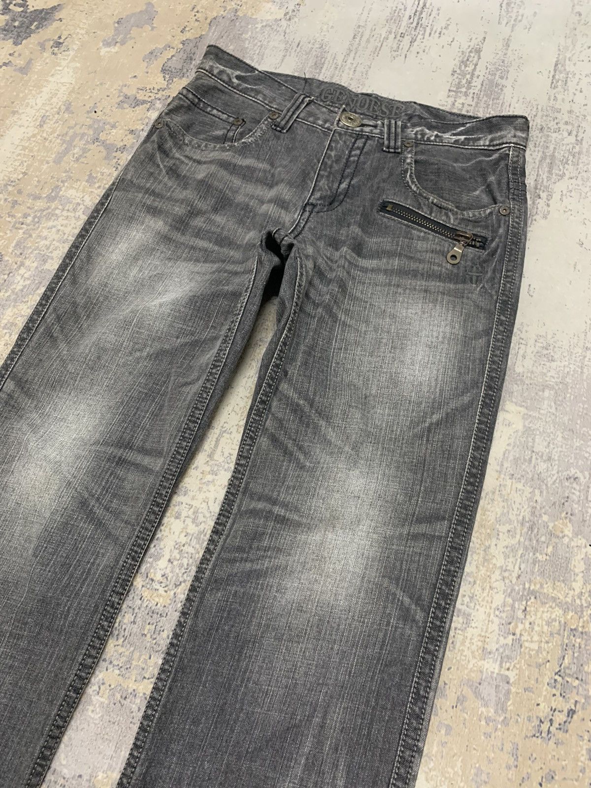 Japanese Brand Japanese Genoese Open Hem Clawmark Denim Pant 32x31 Size US 32 / EU 48 - 4 Thumbnail