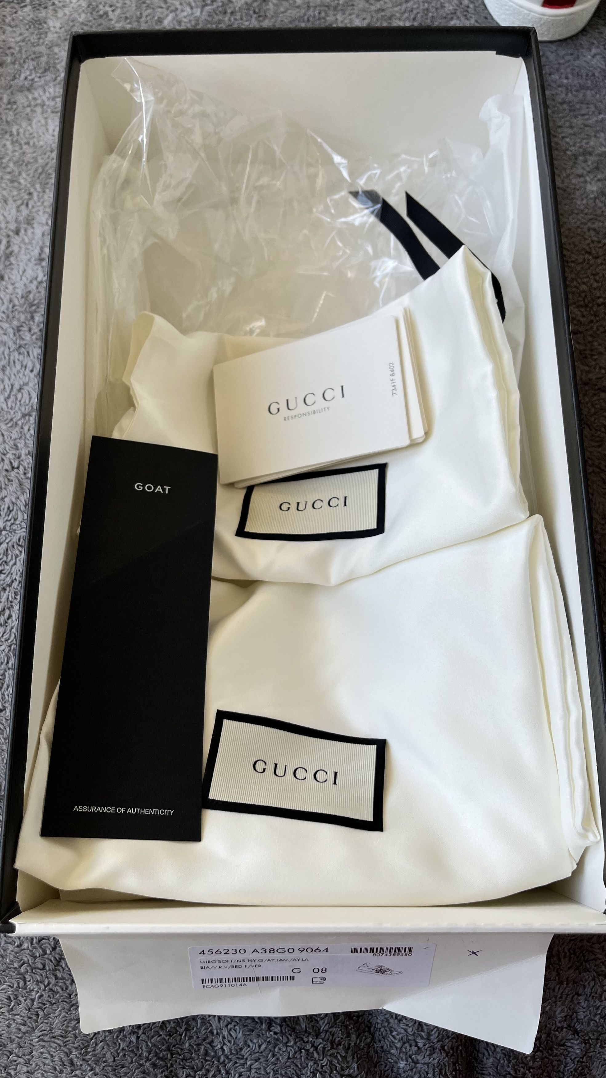 Gucci Gucci Ace Embroidered Snake Sneakers – White Size US 9 / EU 42 - 24 Thumbnail
