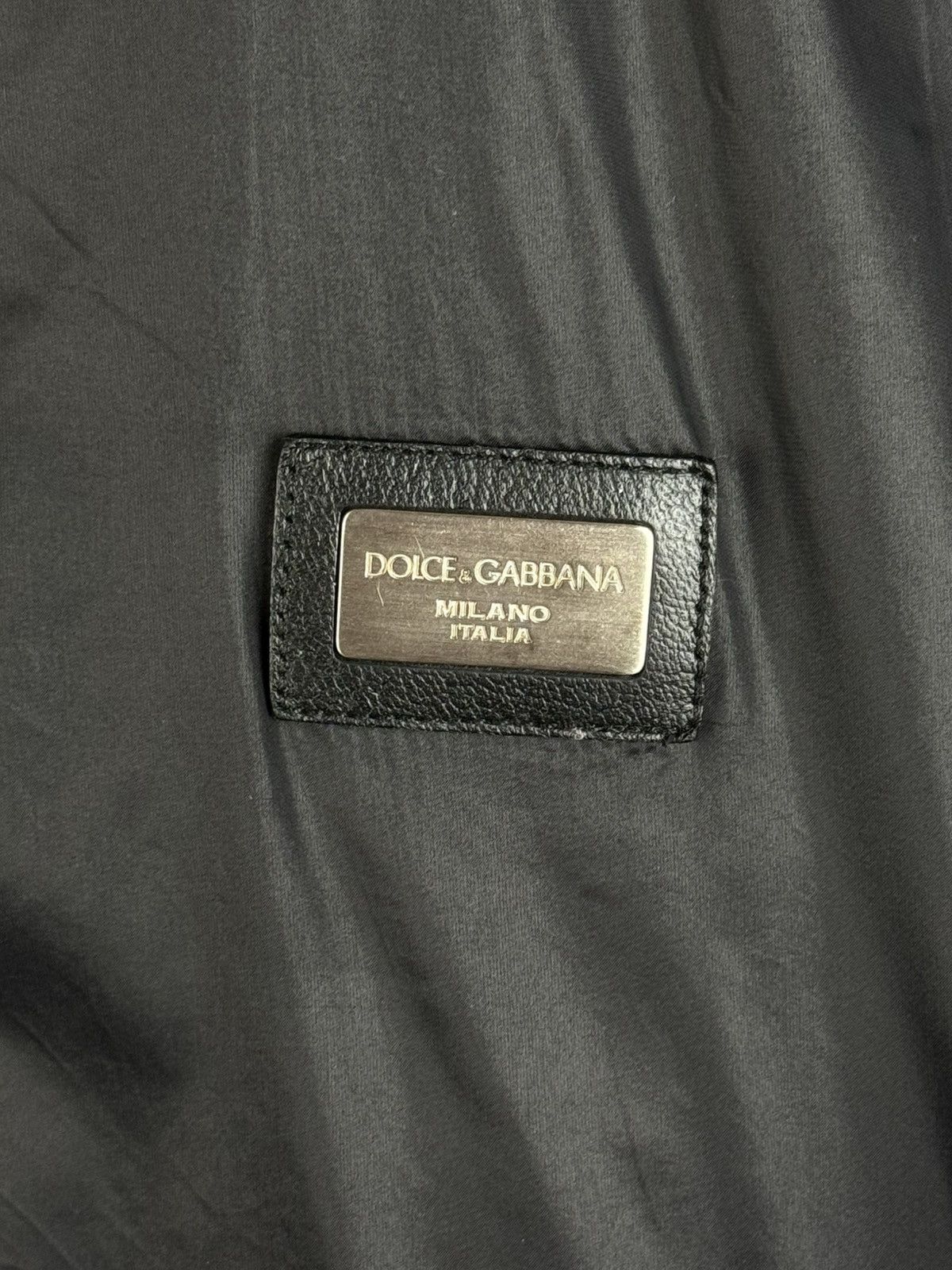 Dolce & Gabbana Dolce & Gabbana Metal Logo Lightweight Jacket Black Size 44 Size US S / EU 44-46 / 1 - 3 Thumbnail