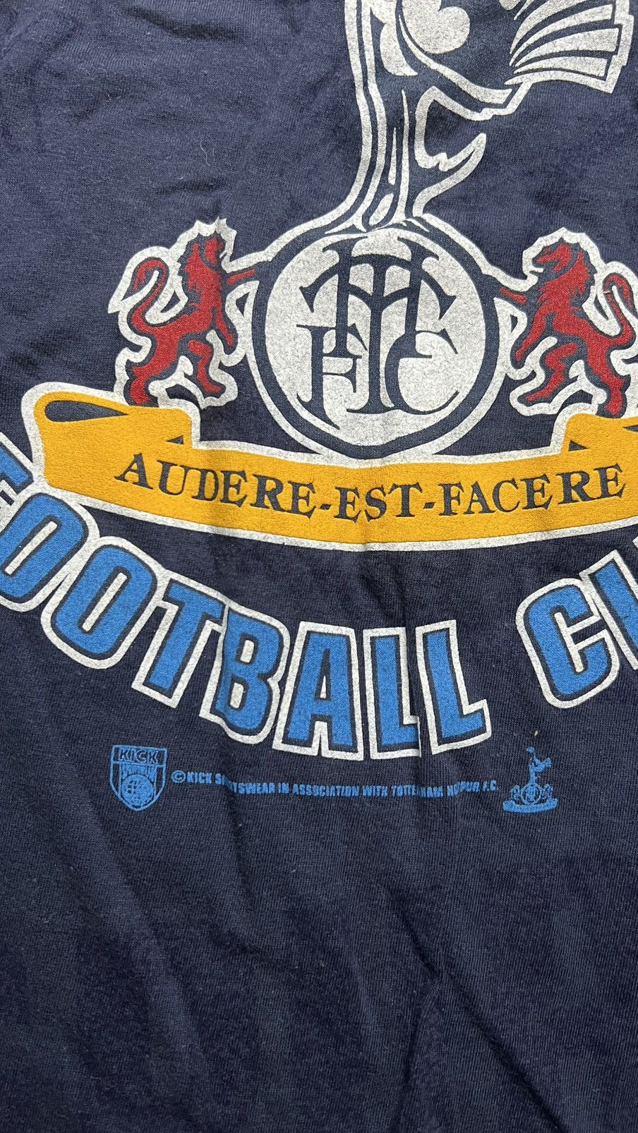 Other VTG 90s Tottenham Hotspur all over print kick sportswear tee Size US XL / EU 56 / 4 - 5 Thumbnail