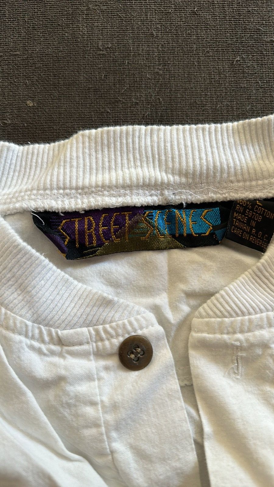 Vintage Vintage 80’s Street Scenes Shirt. Has stain. Size US L / EU 52-54 / 3 - 3 Thumbnail
