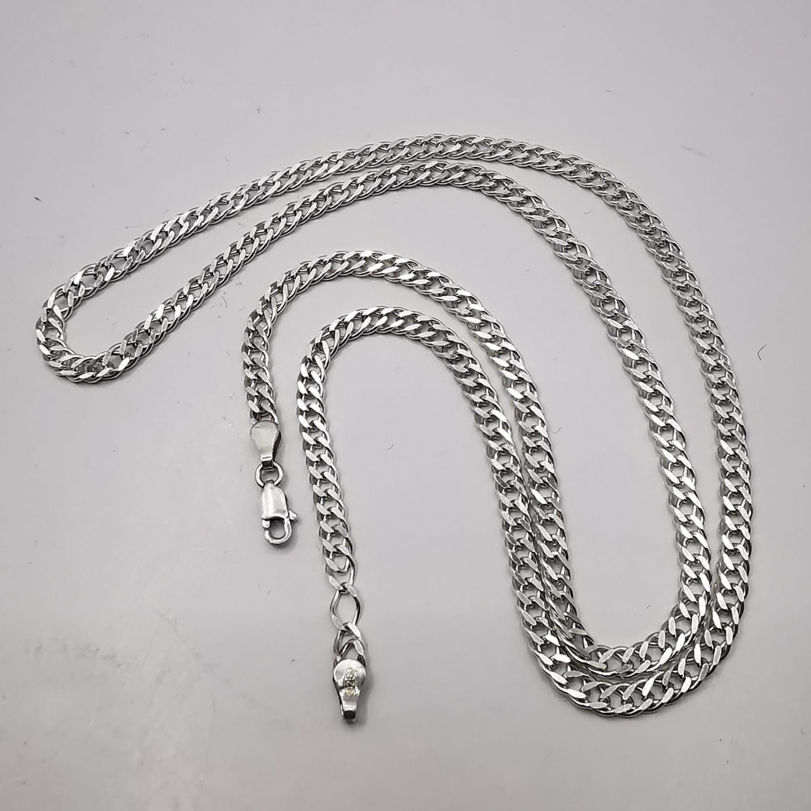Sterling Silver Vintage Chain Necklece,925 Sterling Silver,Signed , 10,99g Size ONE SIZE - 4 Thumbnail