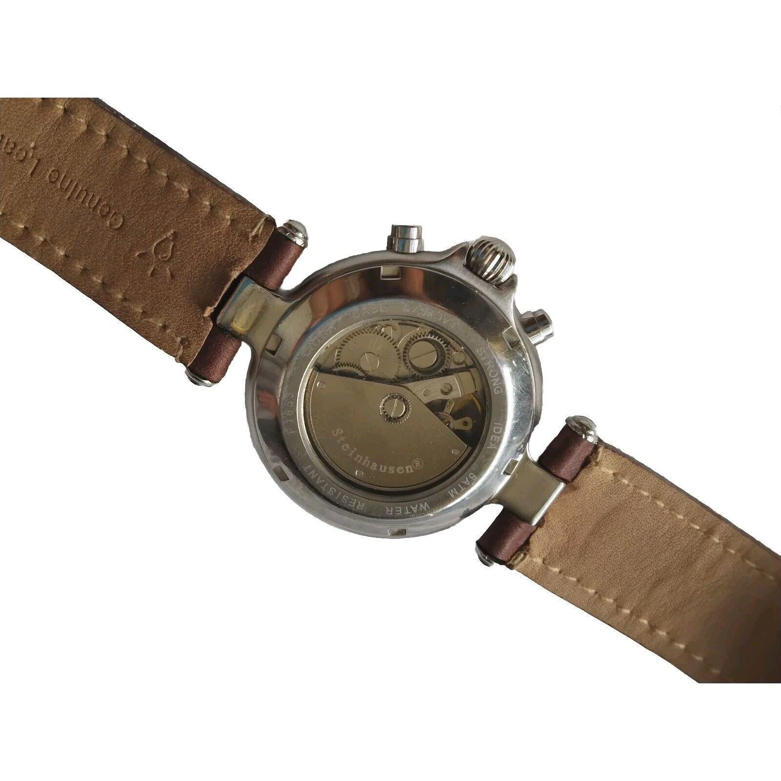 The Unbranded Brand Mens Steinhausen Automatic Wrist Watch F1653 Chronograph Size ONE SIZE - 6 Thumbnail