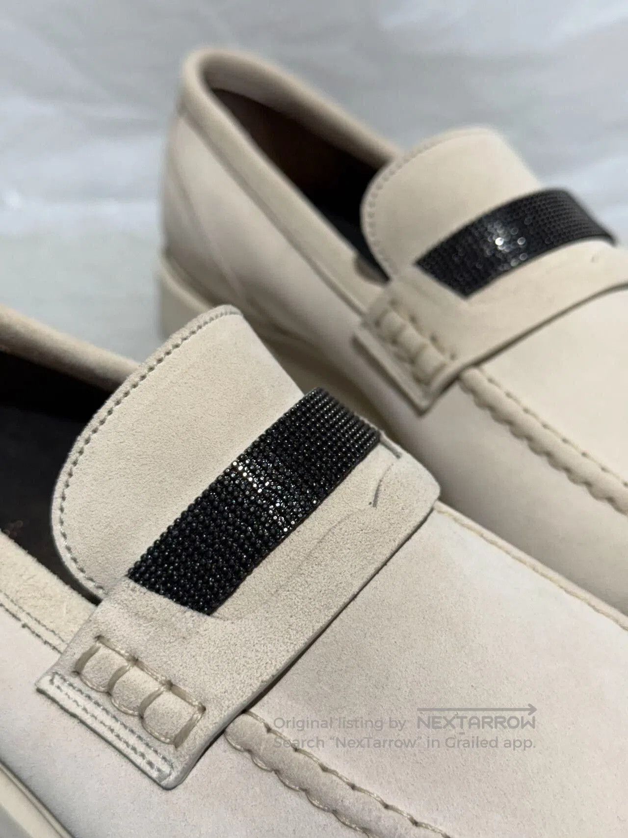 Brunello Cucinelli Brunello Cucinelli Suede Loafers for Women. Size US 7.5 / IT 37.5 - 5 Thumbnail