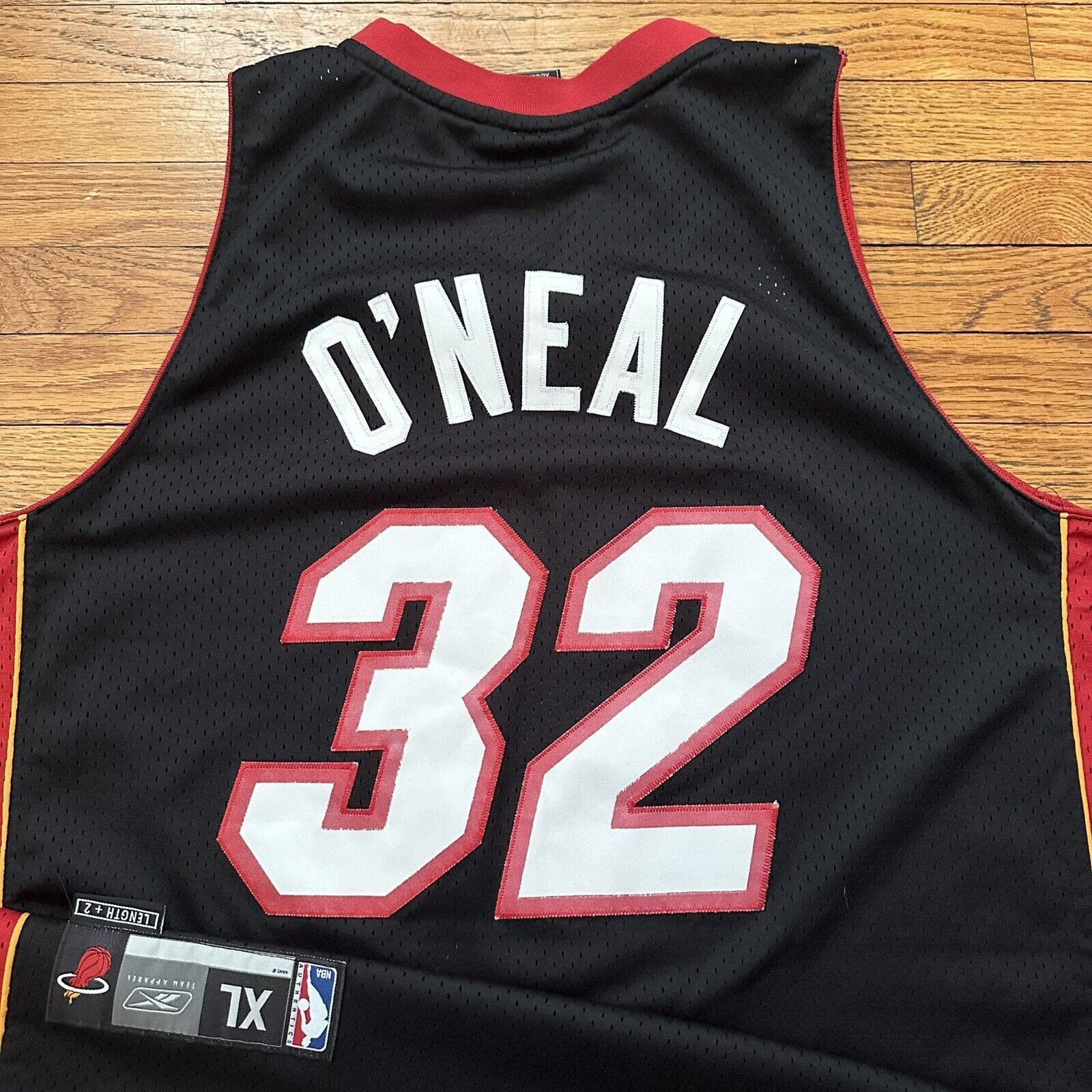 NBA × Reebok Vintage Reebok Shaquille O Neal Miami Heat Basketball Jersey Size US XL / EU 56 / 4 - 1 Thumbnail