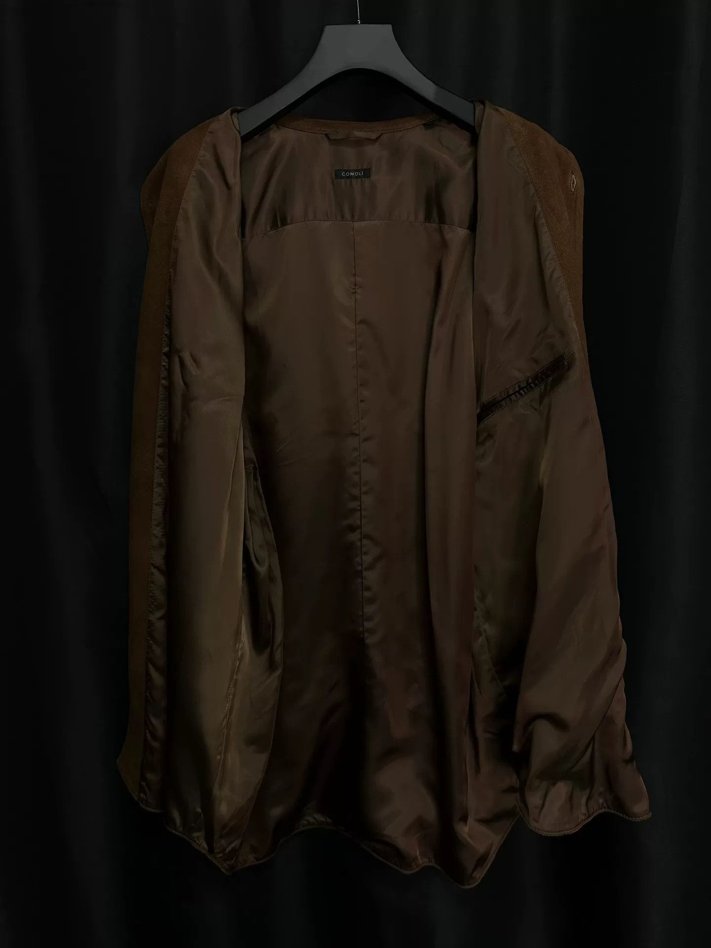 Comoli comoli Dark Brown Deer Leather Shirt Size US L / EU 52-54 / 3 - 4 Thumbnail