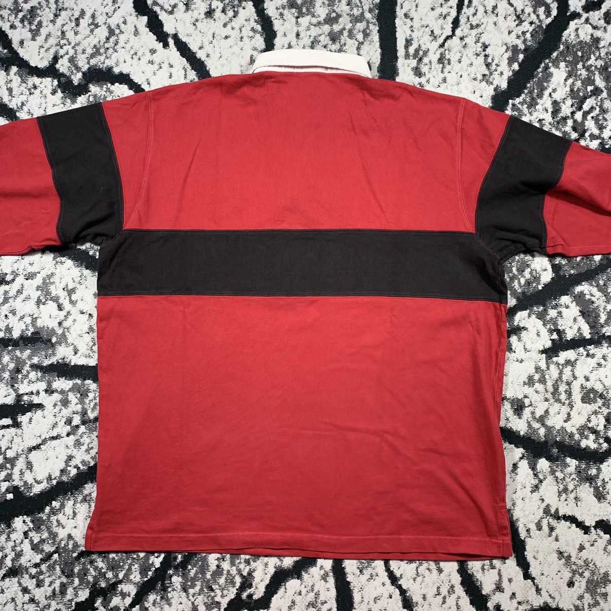 Polo Ralph Lauren × Vintage Vintage Ralph Lauren Polo Rugby Longsleeve Tshirt 90’s Pony Size US XXL / EU 58 / 5 - 6 Thumbnail