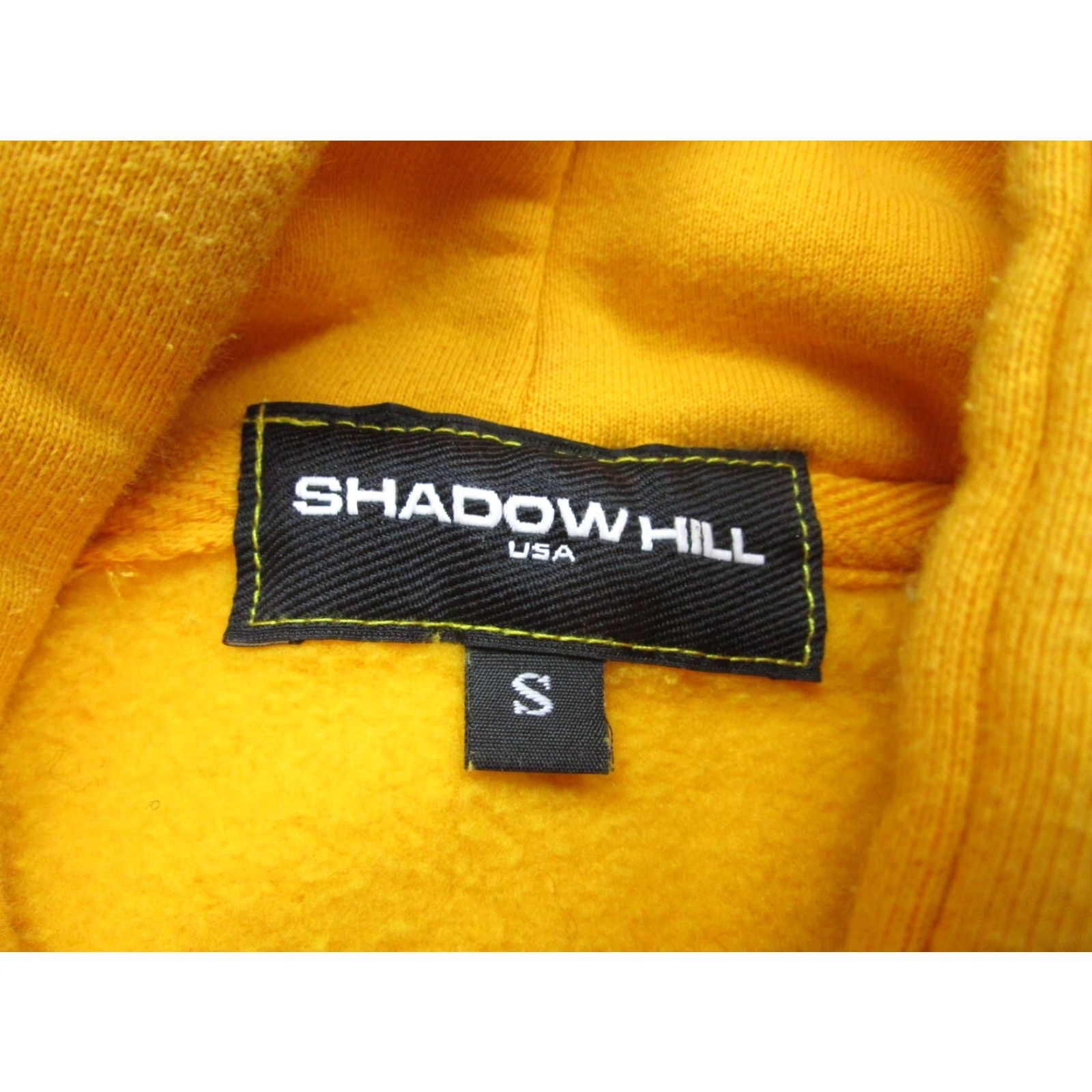 Shadow Hill Shadow Hill Hoodie Mens Small Yellow Sweatshirt Pullover Hooded Zip? Drawstring Regular Fit Cotton Fleece Logo Sweatshirt - wait. Size US S / EU 44-46 / 1 - 5 Thumbnail