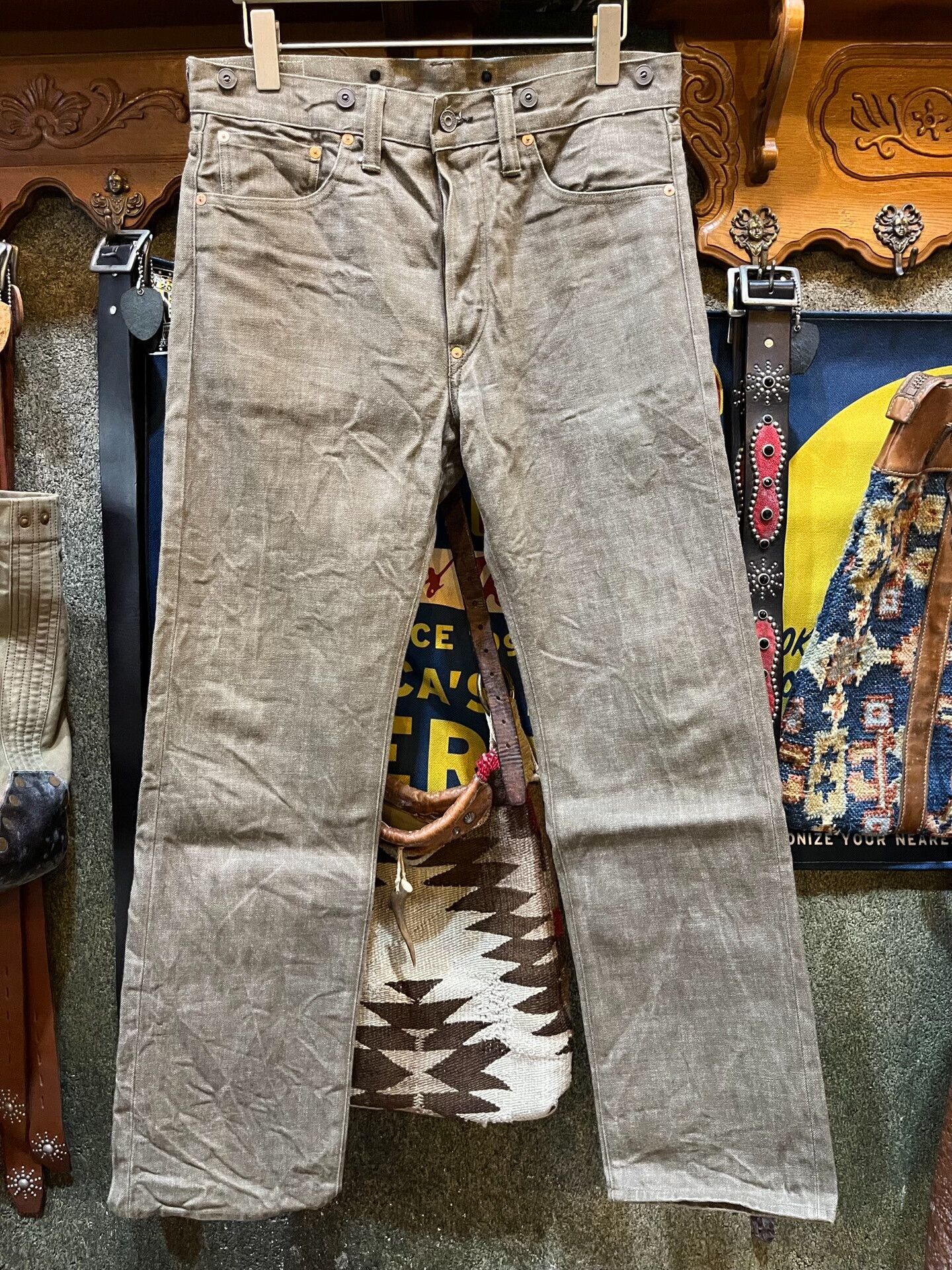 RRL Ralph Lauren stylish double rl denim pants for men Size US 31 - 1 Thumbnail